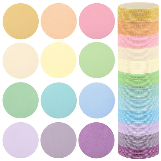 TaoBary 240 Pcs Carpet Markers Floor Dots Markers Floor Dots, Multicolor Carpet Dots Circles Carpet Markers for Classroom Kindergarten Preschool Elementary School Teacher Supplies (Macaron Color)