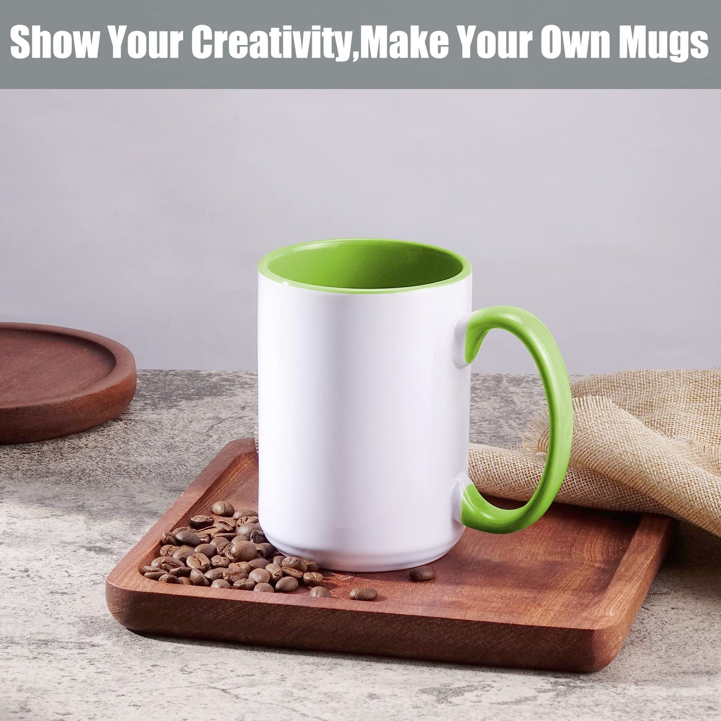Sublimation Mugs 15 oz Set of 12 Bulk Coffee Mugs with Box Sublimation Blanks Tazas Para Sublimar Coffee Cups 6 White and 6 Black
