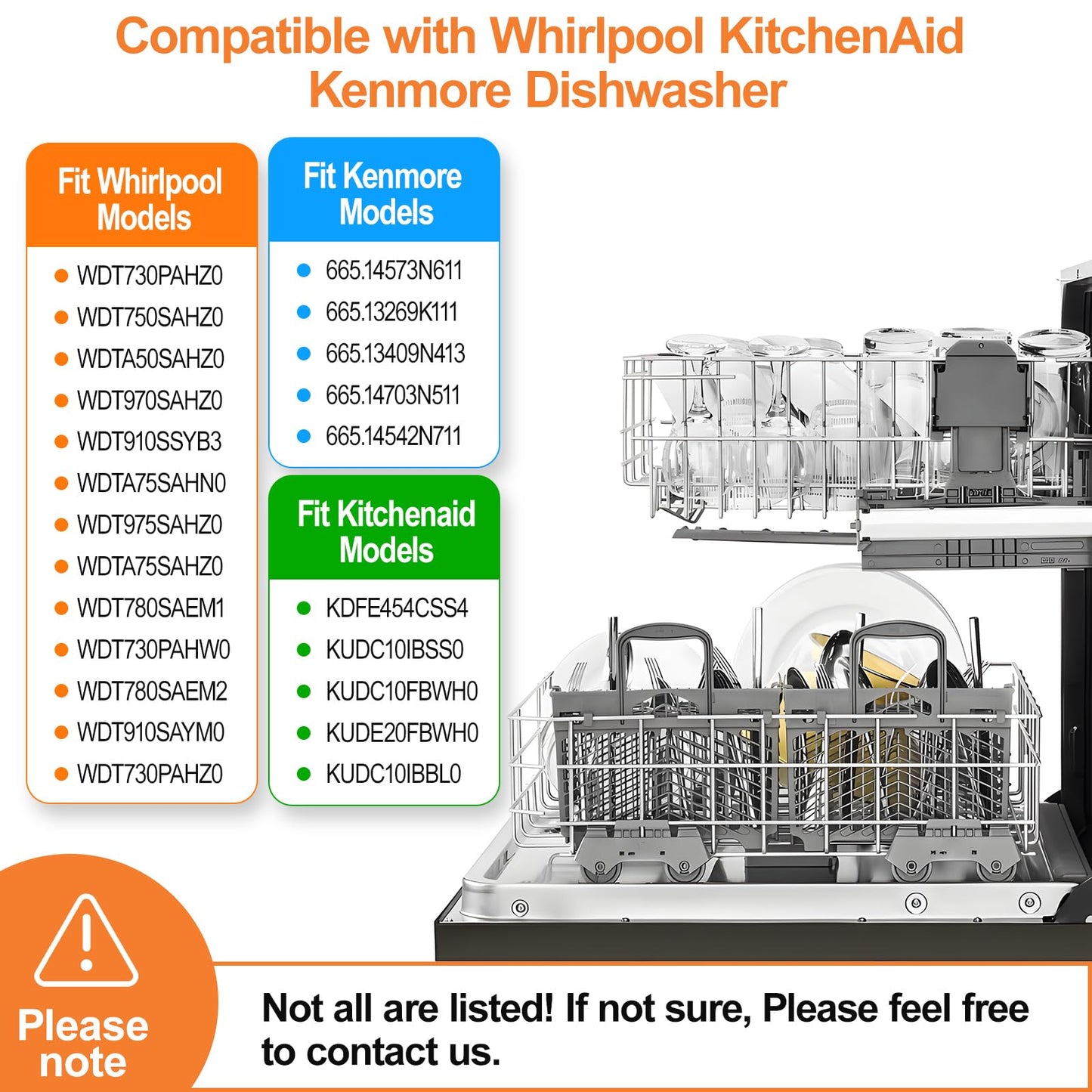 UPGRADED W10350375 Top Rack Adjuster For Whirlpool Dishwasher Top Rack Parts W10712395 WDT970SAHZ0 WDT750SAHZ0 WDT730PAHZ0 Upper Rack Parts, Kenmore Dishwasher Parts, With Dishwasher Adjuster Housing