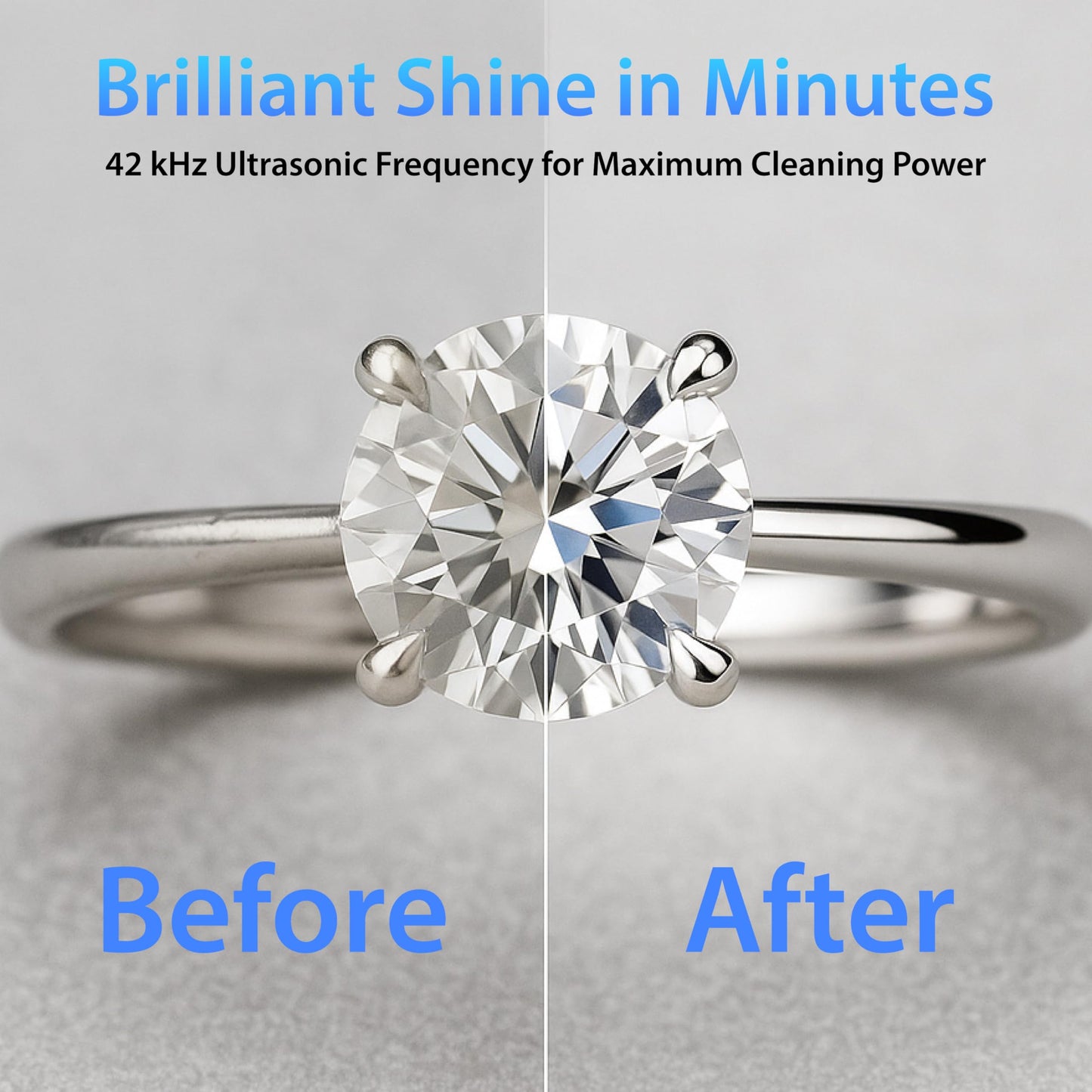 Magnasonic Ultrasonic Cleaner - 20oz Stainless Steel Tank, Digital Timer, 5 Cleaning Modes, Ultrasonic Jewelry Cleaner for All Jewelry, Eyeglasses, Watches, Dentures, Retainers & More