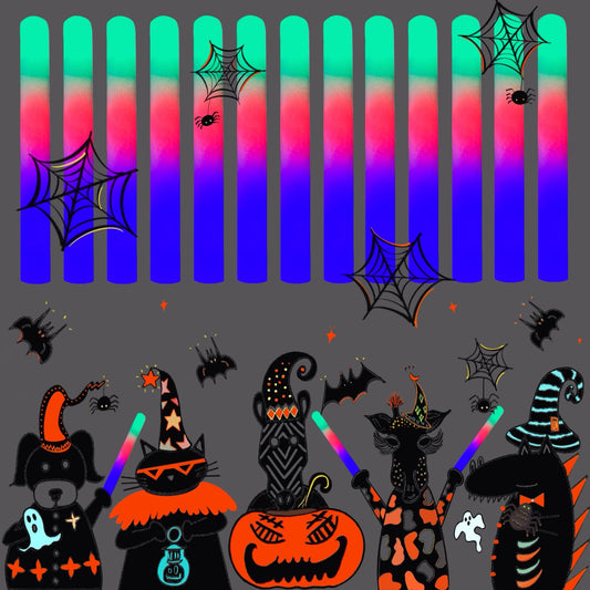 100-Bulk Pack Glow Foam Sticks – UltraBright 3 Flashing Modes, great for kids’ parties, Halloween, school events, campouts & more. From a fun-loving, U.S.-owned small business!