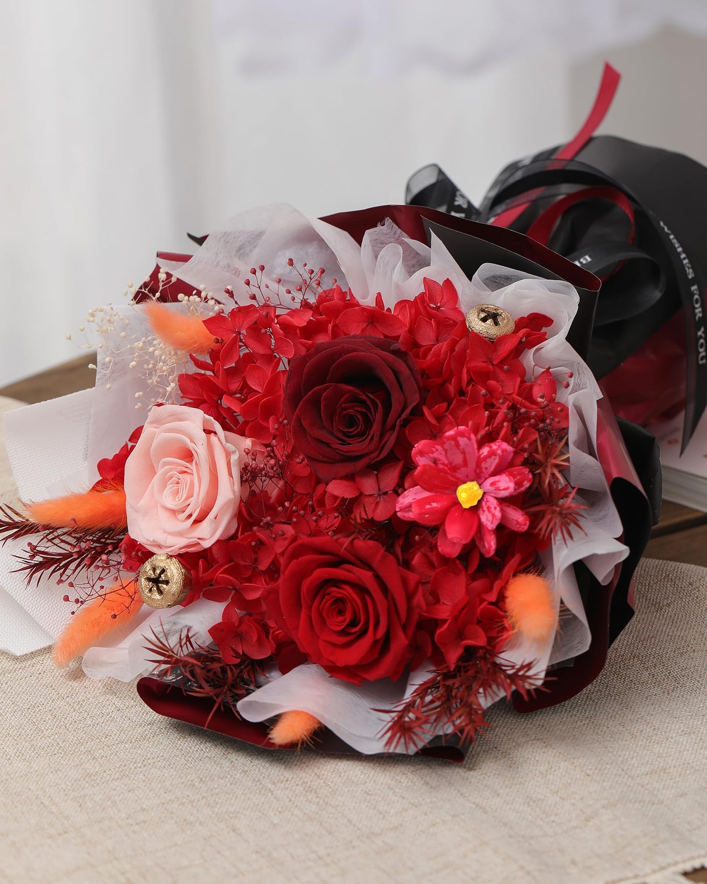 BestFlower Mothers Day Flowers Bouquet Gifts for Mom,Roses Bouquet Gifts for Women Mom Wife from Daughter,Fresh Flowers for Delivery