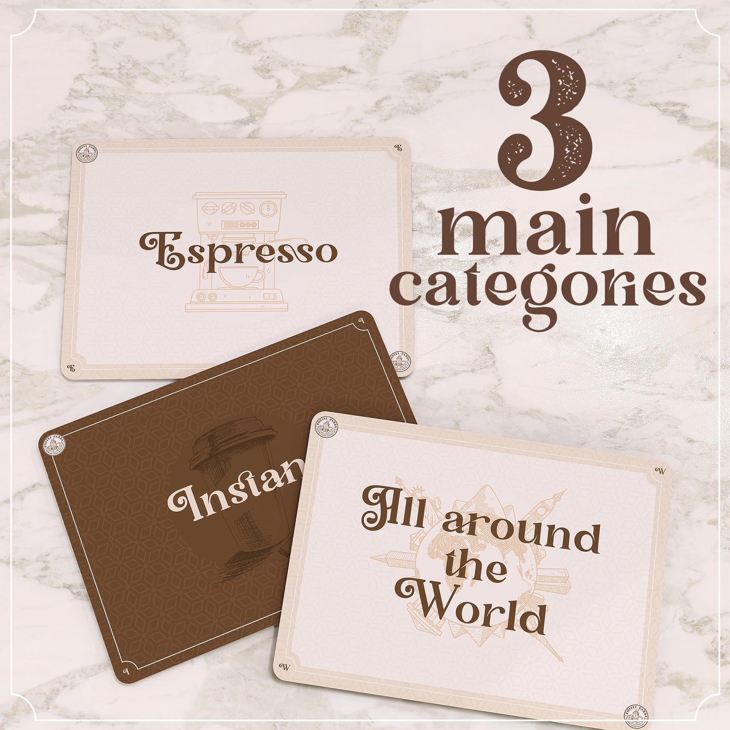 f&m. creations Coffee Gift Set for Enthusiasts - Compact & Convenient Coffee Bar Accessories, Essential Station Addition, Kitchen Decor