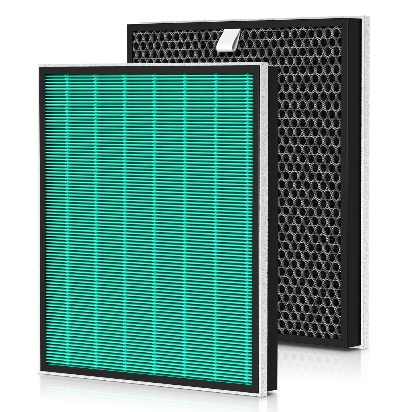 2 Pack 250/250S Replacement Filters for Coway Airmega 250 250S Max2 Air Purifier, Max 2 Green HEPA and Activated Carbon Filter Set, AP-1720-FP