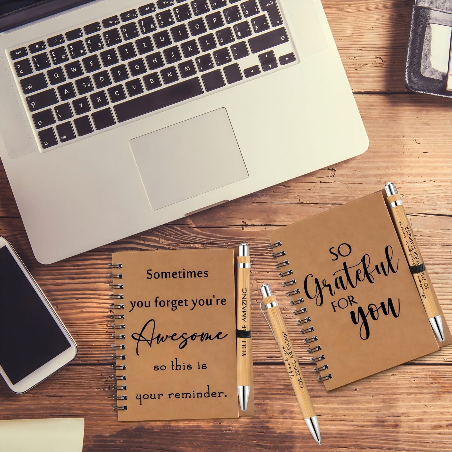 Honoson 30 Sets 2026 Graduation Gifts Bulk CNA Week Spiral Notebooks Teacher Appreciation Gift Inspirational Journal Retractable Pens Encouragement Notepad Thank You Gifts for Staff Employee Coworker