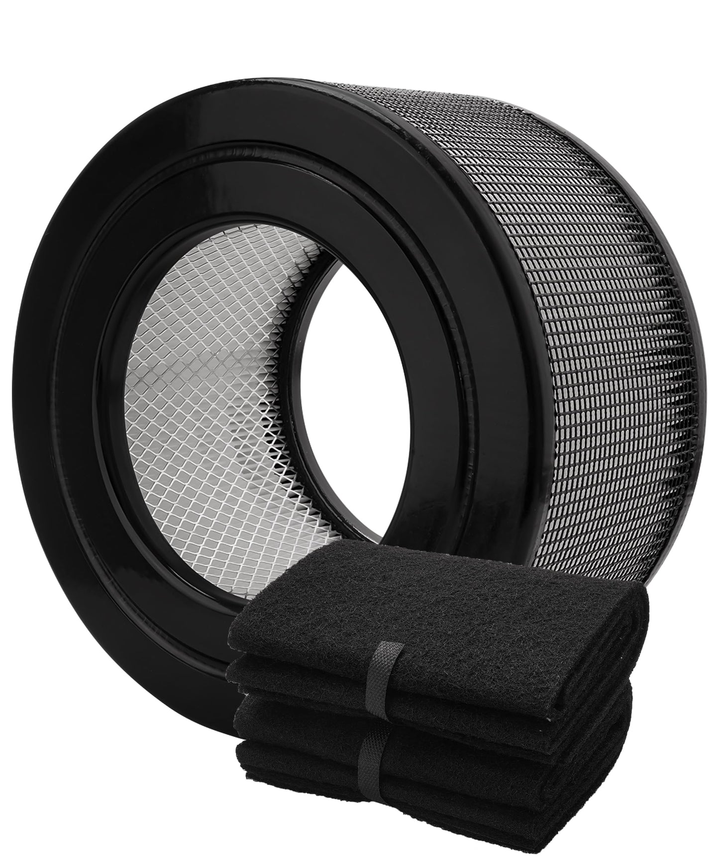 Facecool 20500 Replacement Filter Compatible with Honeywell 10500 (EV-10) 17000 17000-S 17005 Air Purifiers, Part Number 20500, with 1 True HEPA Filter + 2 Carbon Pre-Filters