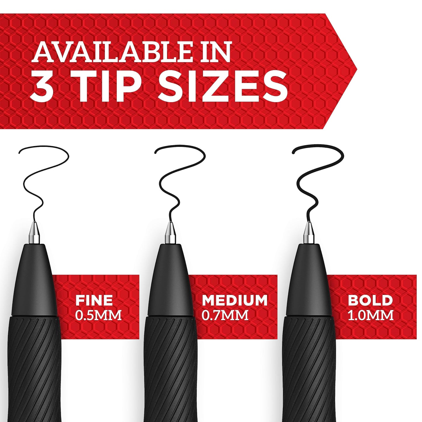 Sharpie S-Gel Gel Pen, Medium Point, Black Ink, 36/Pack (2096180)