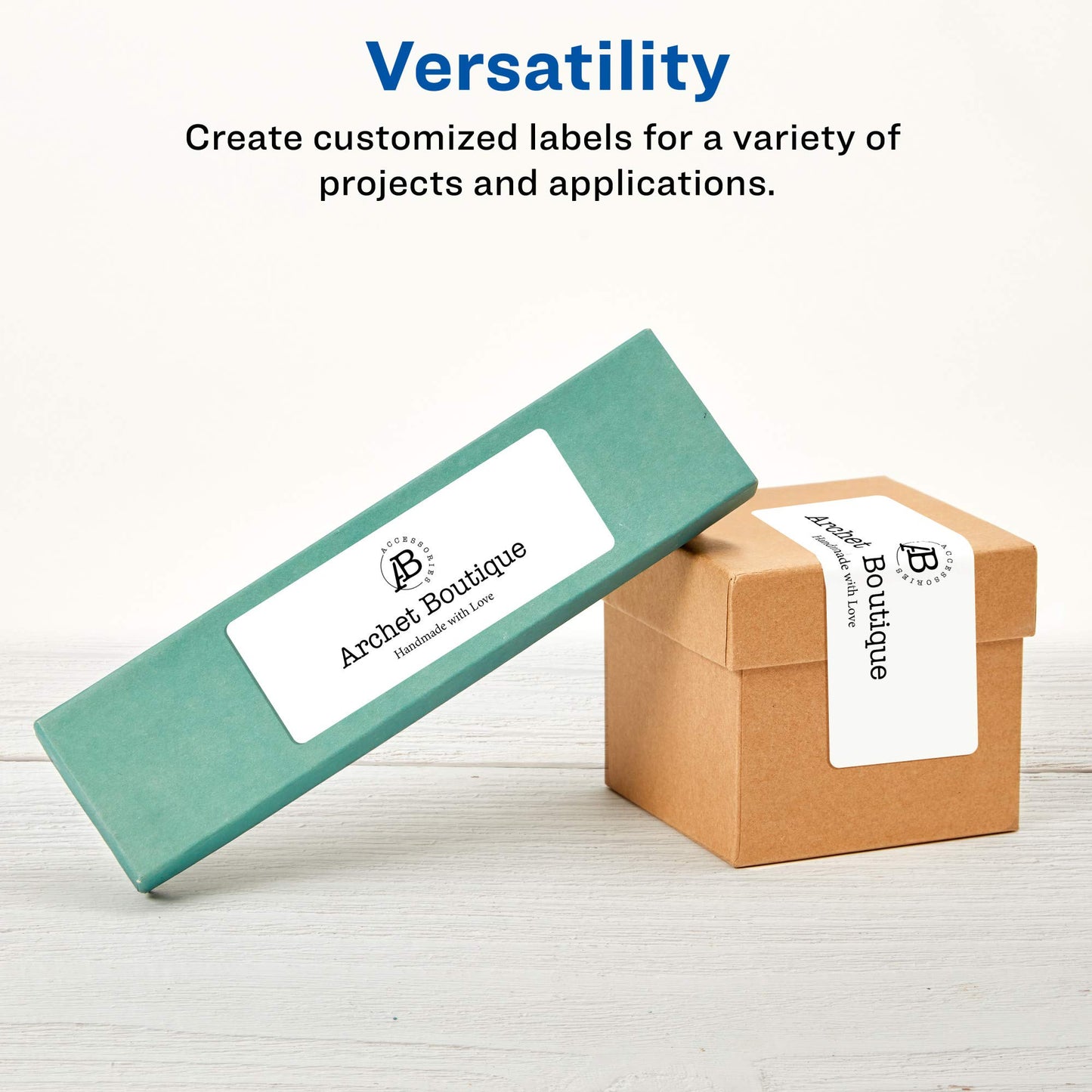 Avery Printable Blank Rectangle Labels, 1.5" x 4", Matte White, 840 Customizable Labels (5197)