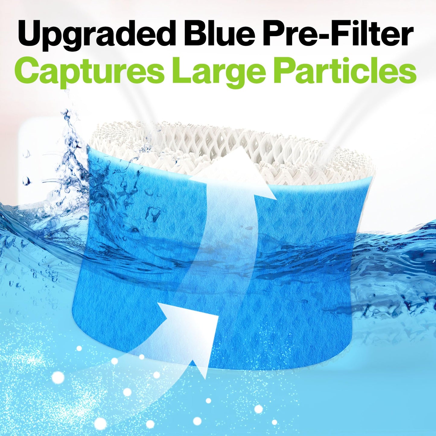 Durabasics 6 Pack of Premium Humidifier Filters Compatible with Honeywell Humidifier Filters HAC-504, HAC-504AW & Honeywell Filter A | Replacement for HCM 350 Cool Mist Humidifiers