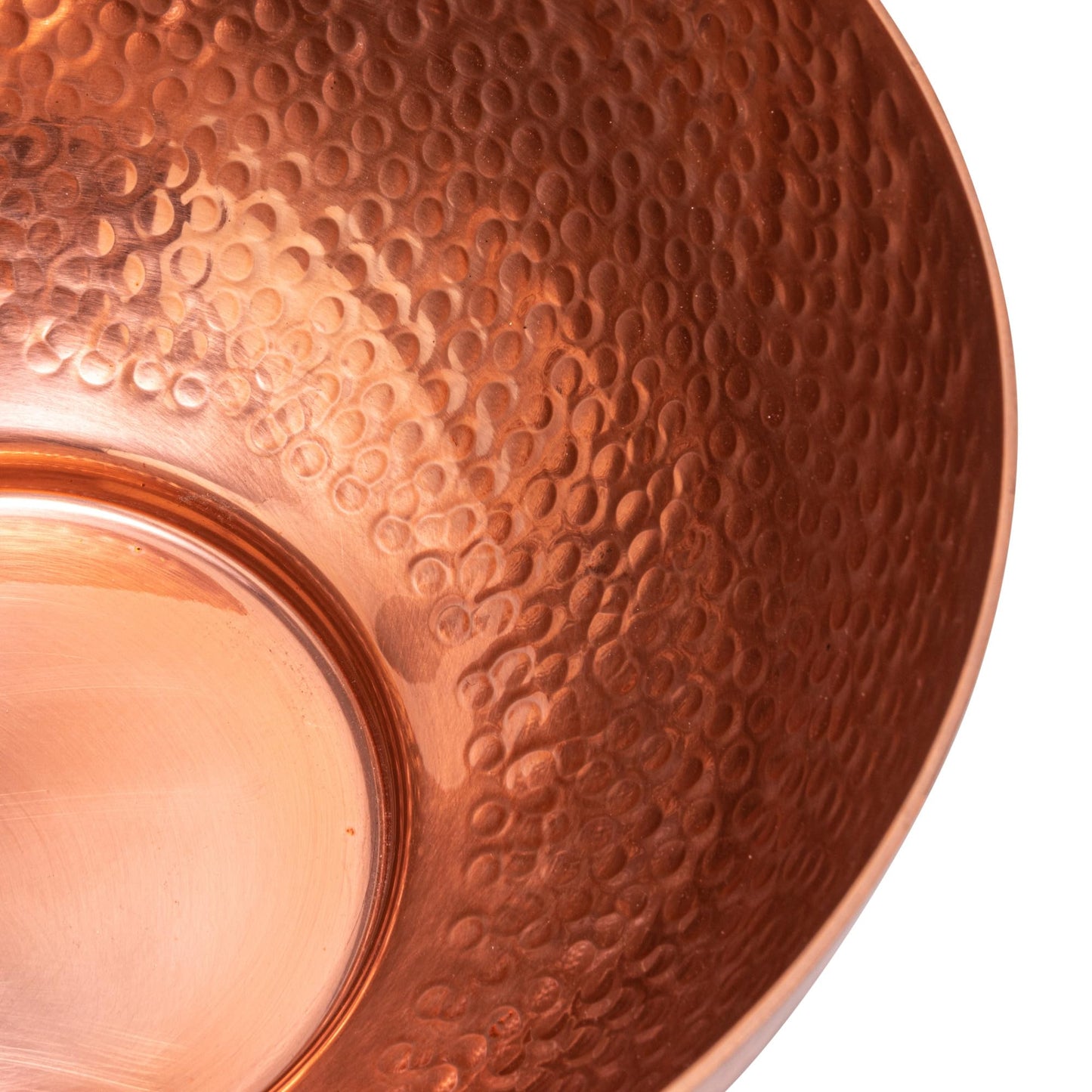 Bloomingville Round Hammered Metal Bowls, Set of 2 Sizes, Copper Finish