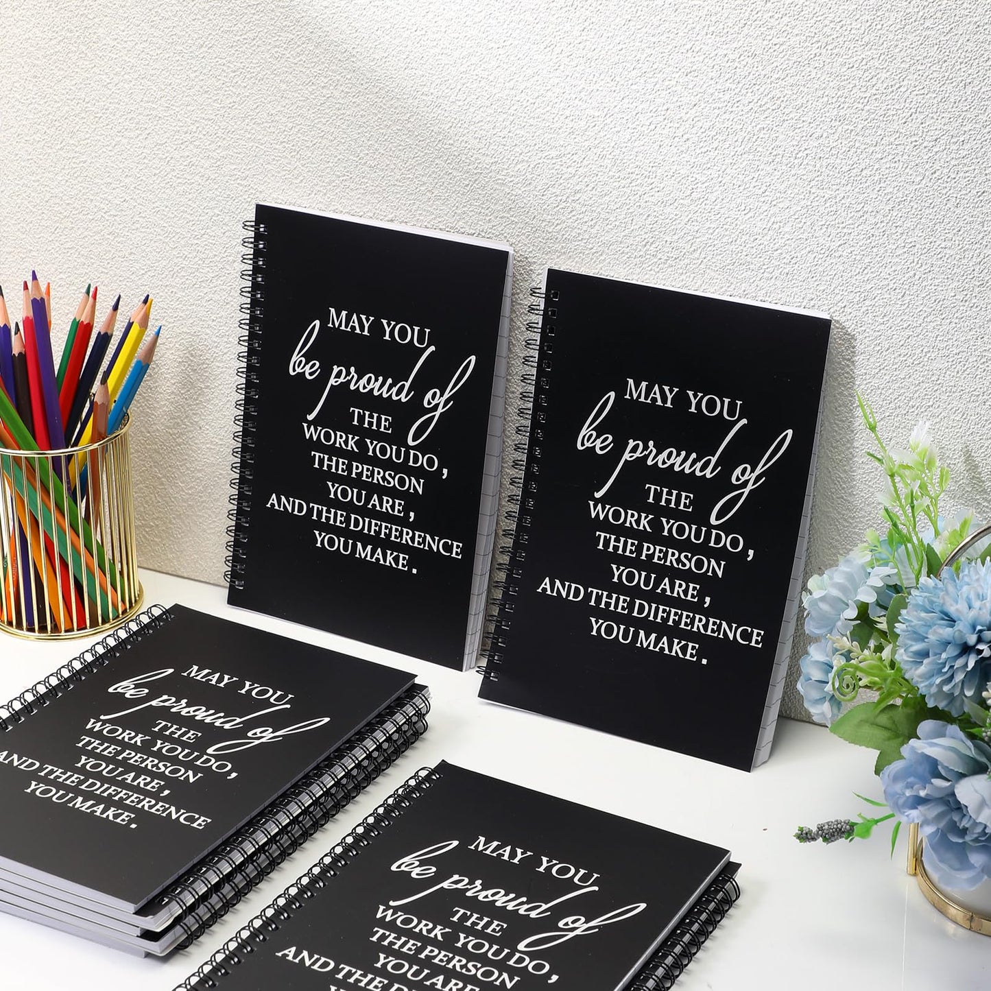 Tenceur 30 Pcs Cna Week Gifts Bulk 2026 Inspirational Notepads A5 Appreciation Thank You Gifts for Cna Employee Teachers Nurse Staff Coworkers Team Men