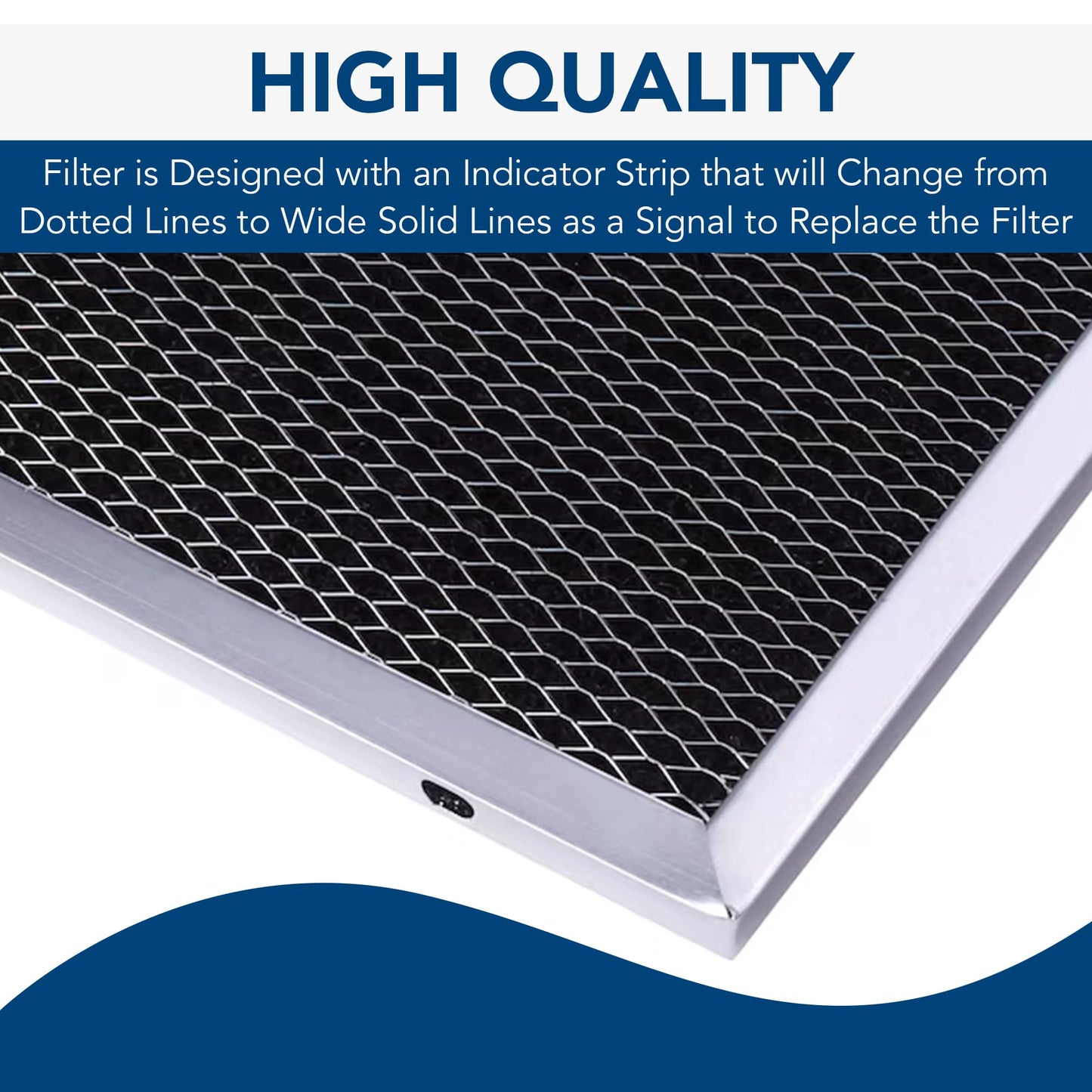 Broan-NuTone HPF30 Replacement Charcoal Filter (XC) for Dual Filter Ductless Range Hoods, Carbon Air Filter, 2 Count