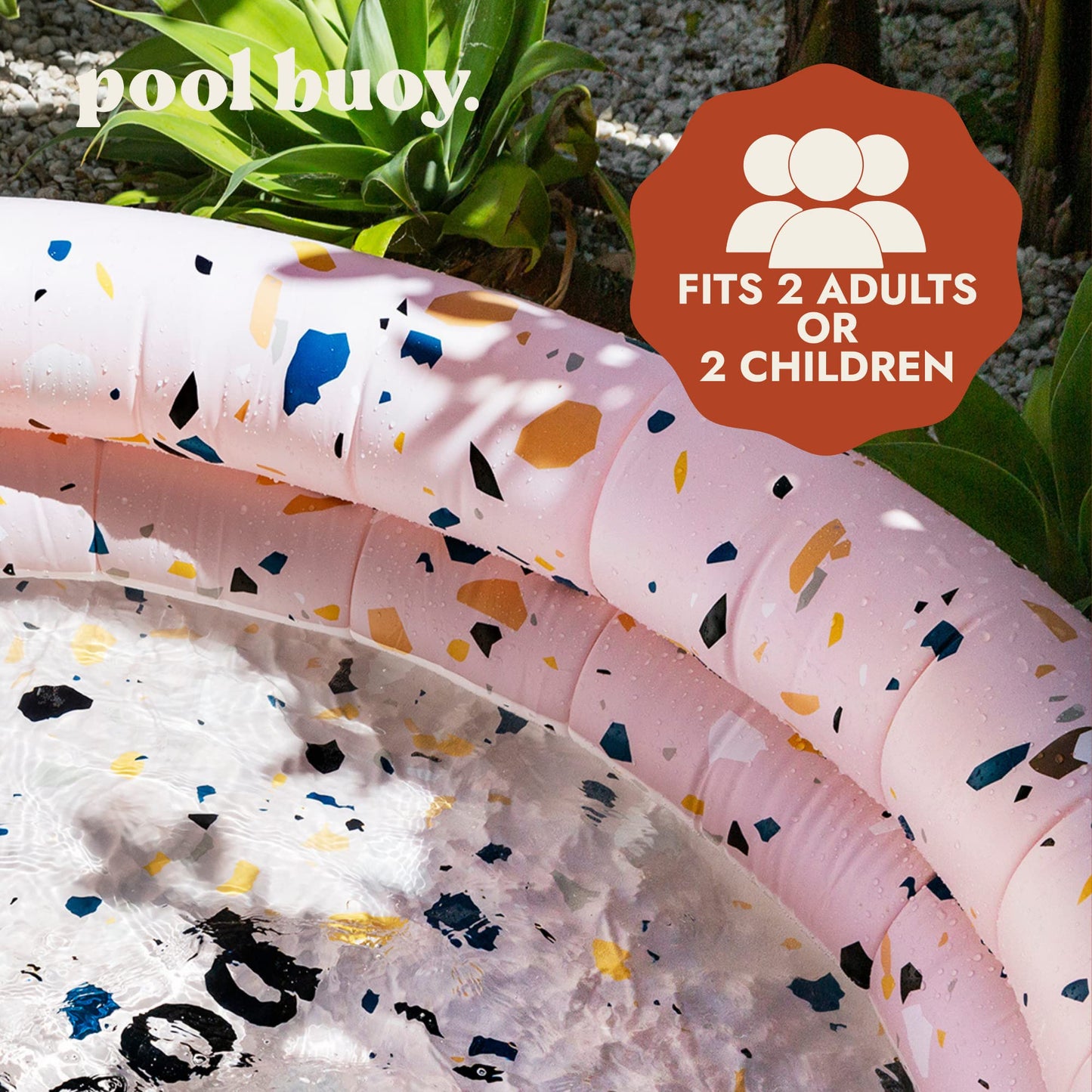 Pool Buoy Round Inflatable Pool with Storage Bag - Premium Outdoor Swimming Pool for Kids, Toddlers, Infants and Adults - Garden and Backyard Pools for Family Summer Pool Party (Call Me Jackie)