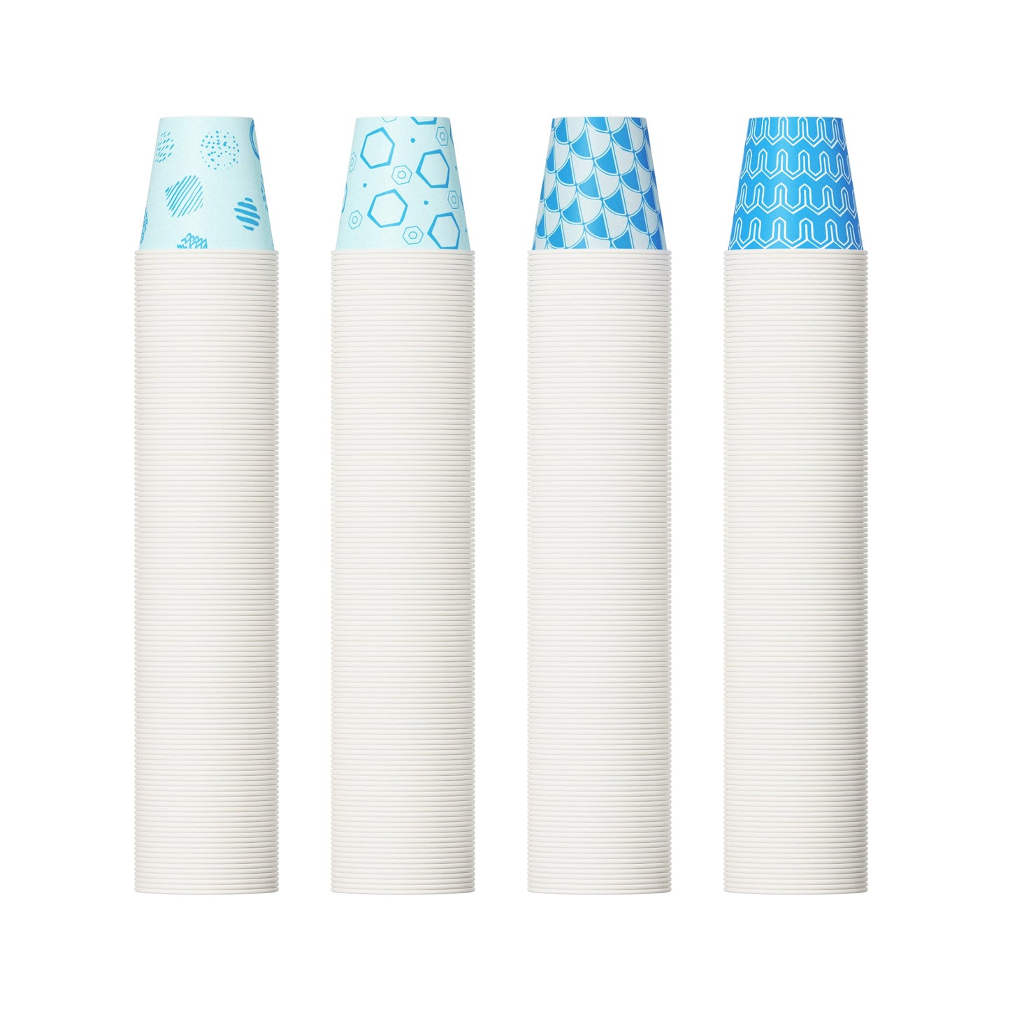 [1800Pack] 3 oz Paper Cups, Small Mouthwash Cups, Disposable Bathroom Cups, Paper Cups for Party, Picnic, BBQ, Travel, and Event, Assorted designs