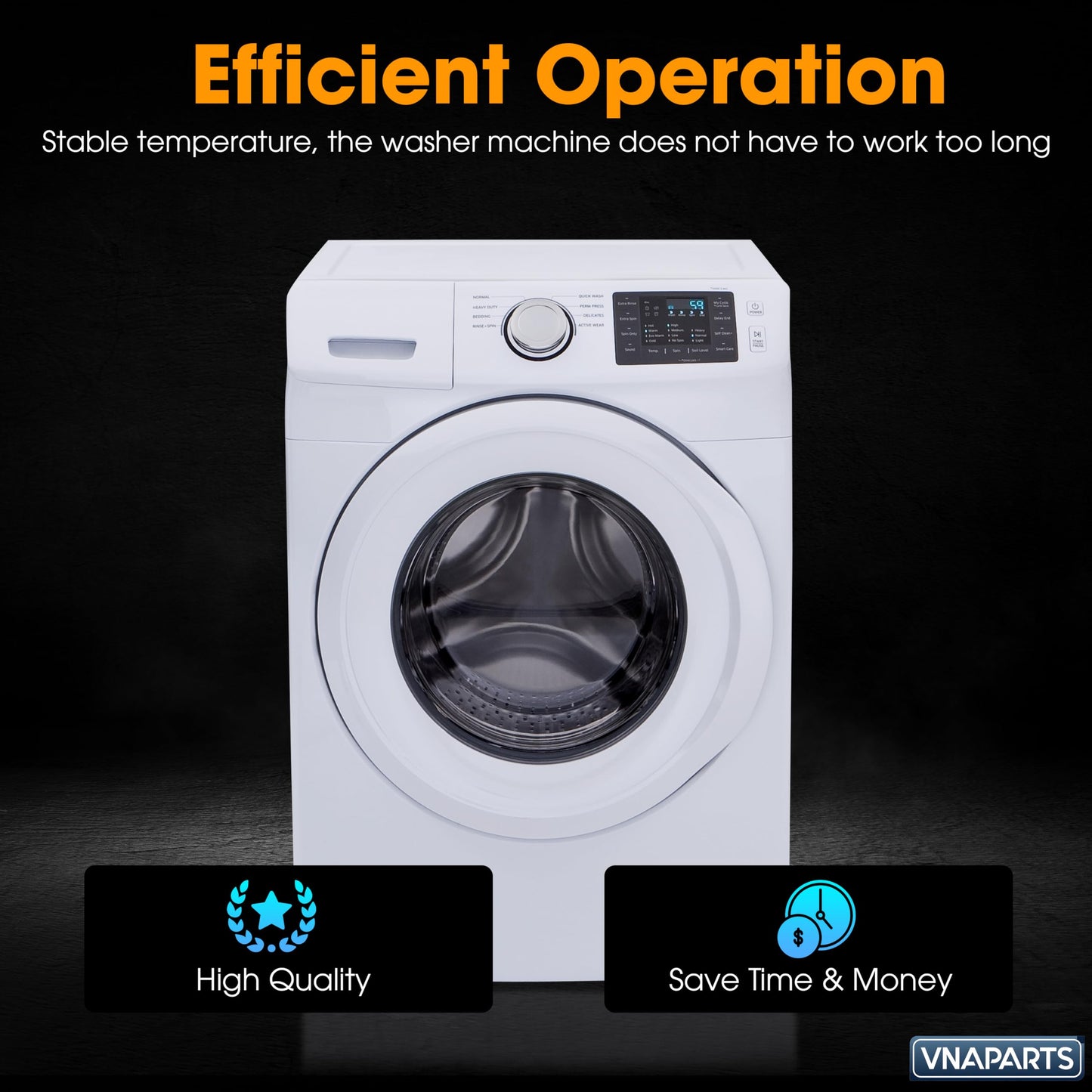 【2025 Upgraded】 Washer Drain Pump Motor For Samsung WF42H5200AP/A2 WF42H5200AW/A2 WF42H5000AW/A2 WF42H5400AF/A2 WF42H5500AF/A2 WF42H5600AP/A2 WV60M9900AV/A5, WA40J3000AW/AA, WA45H7000AW/A2