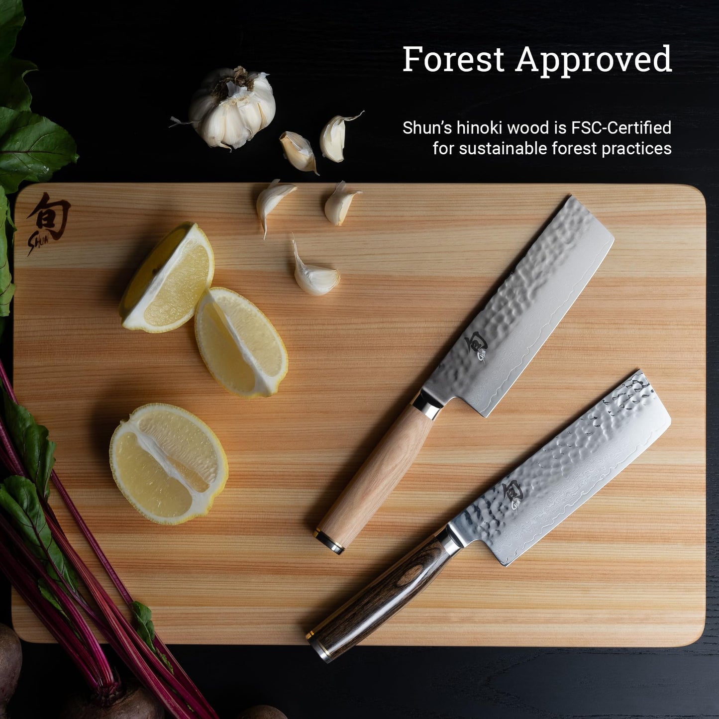 Shun Hinoki Cutting Board - Medium - 15.75" x 10.75" x 0.5"