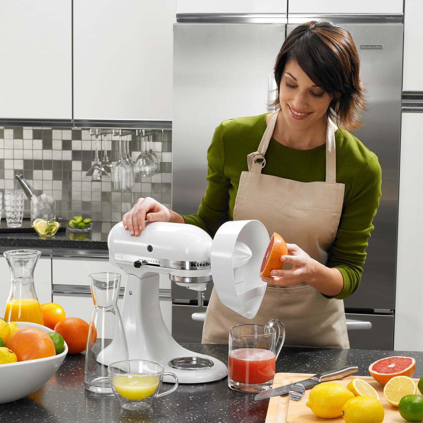 KitchenAid White Citrus Juicer Attachment for KitchenAid Stand Mixers, JE