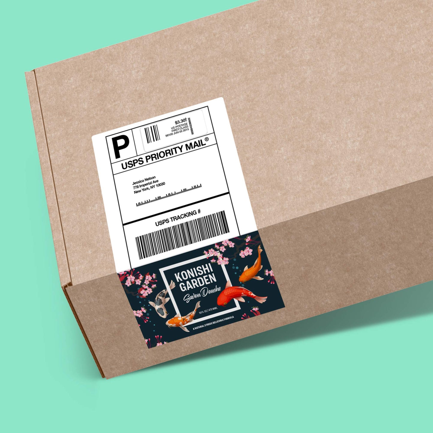 Avery Matte White Rectangle Labels, Sure Feed Technology, 3" x 7", 150 Matte White Printable Labels