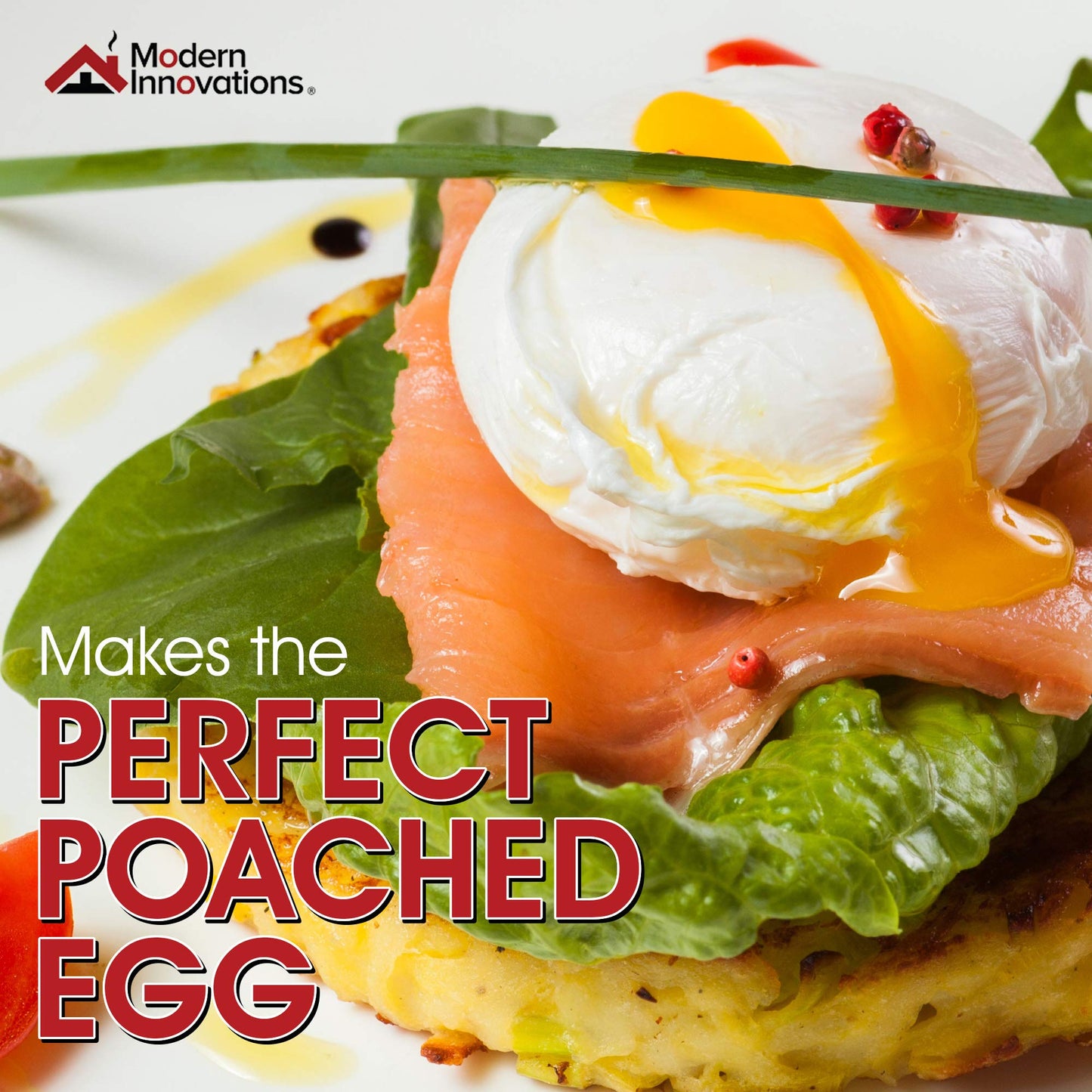 Modern Innovations Egg Poacher Pan for Perfect Poached Eggs, Nonstick Cups Poached Egg Maker Pan, Stainless Steel Easy Egg Cooker, Poaching Eggs Benedict Maker, Silicone Spatula