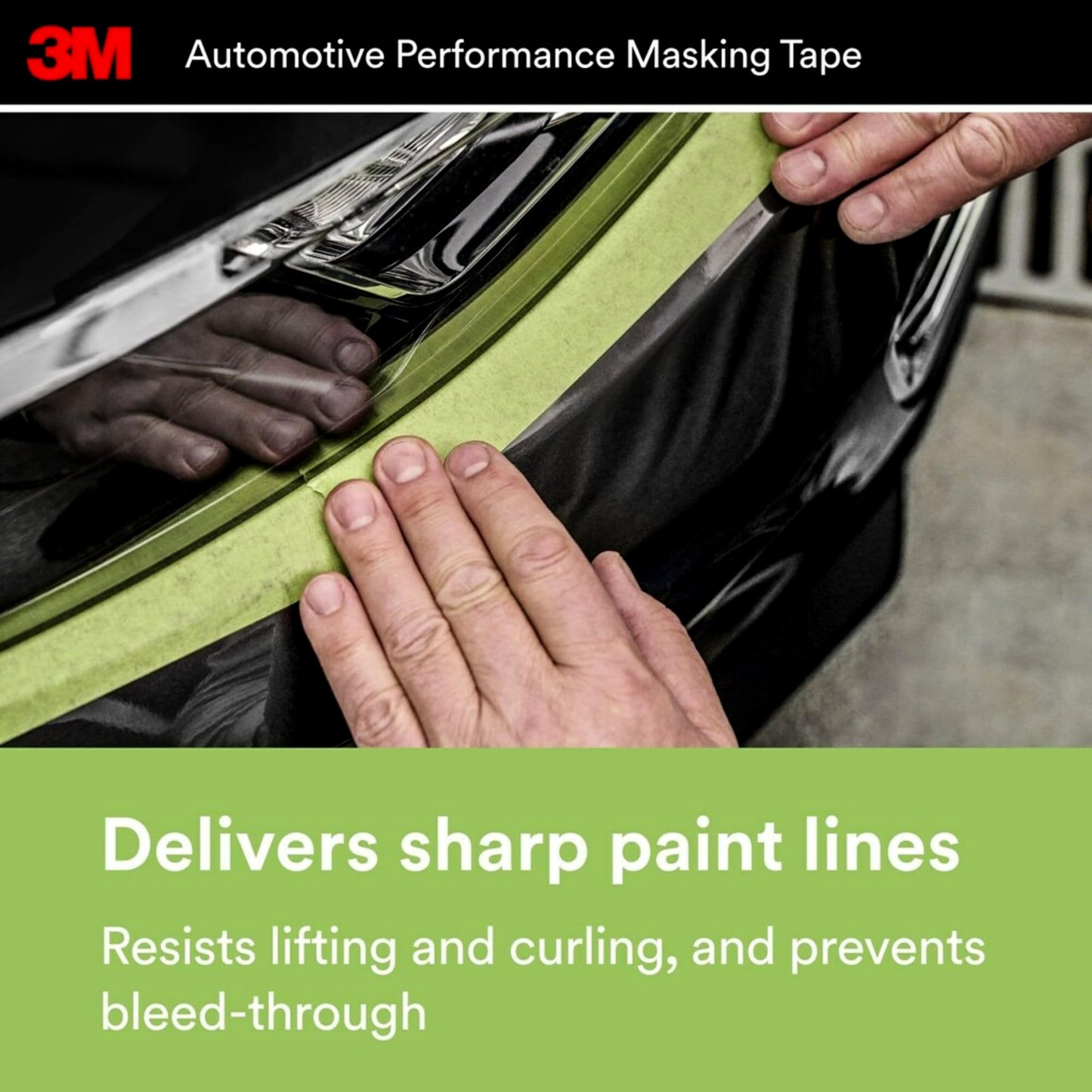 3M 03433 36 mm x 32 m Automotive Performance Masking Tape, 5 Pack