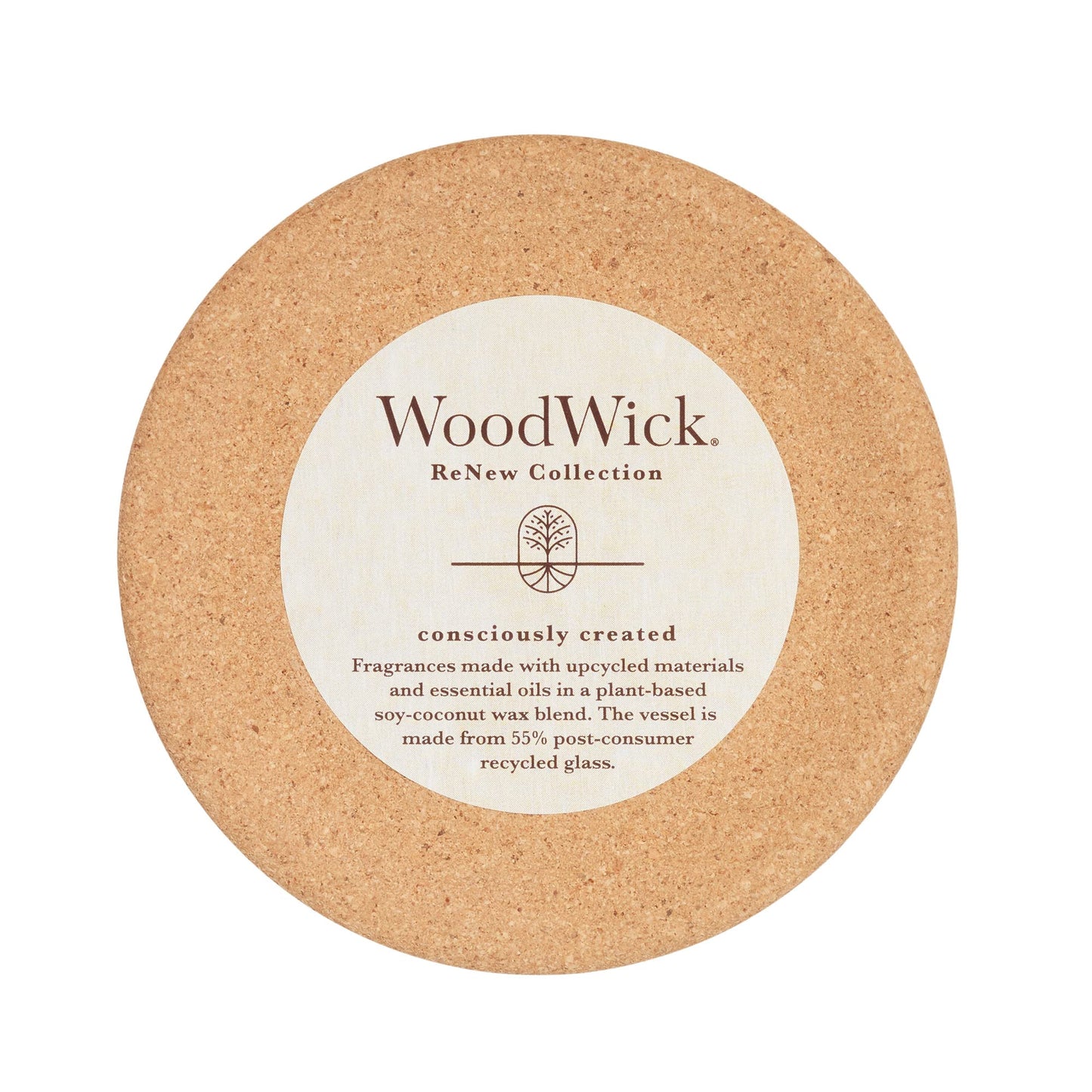 WoodWick Tomato Leaf & Basil Gifts for Women and Men, 13 oz. WoodWick Renew Large Candle with Crackling Wick