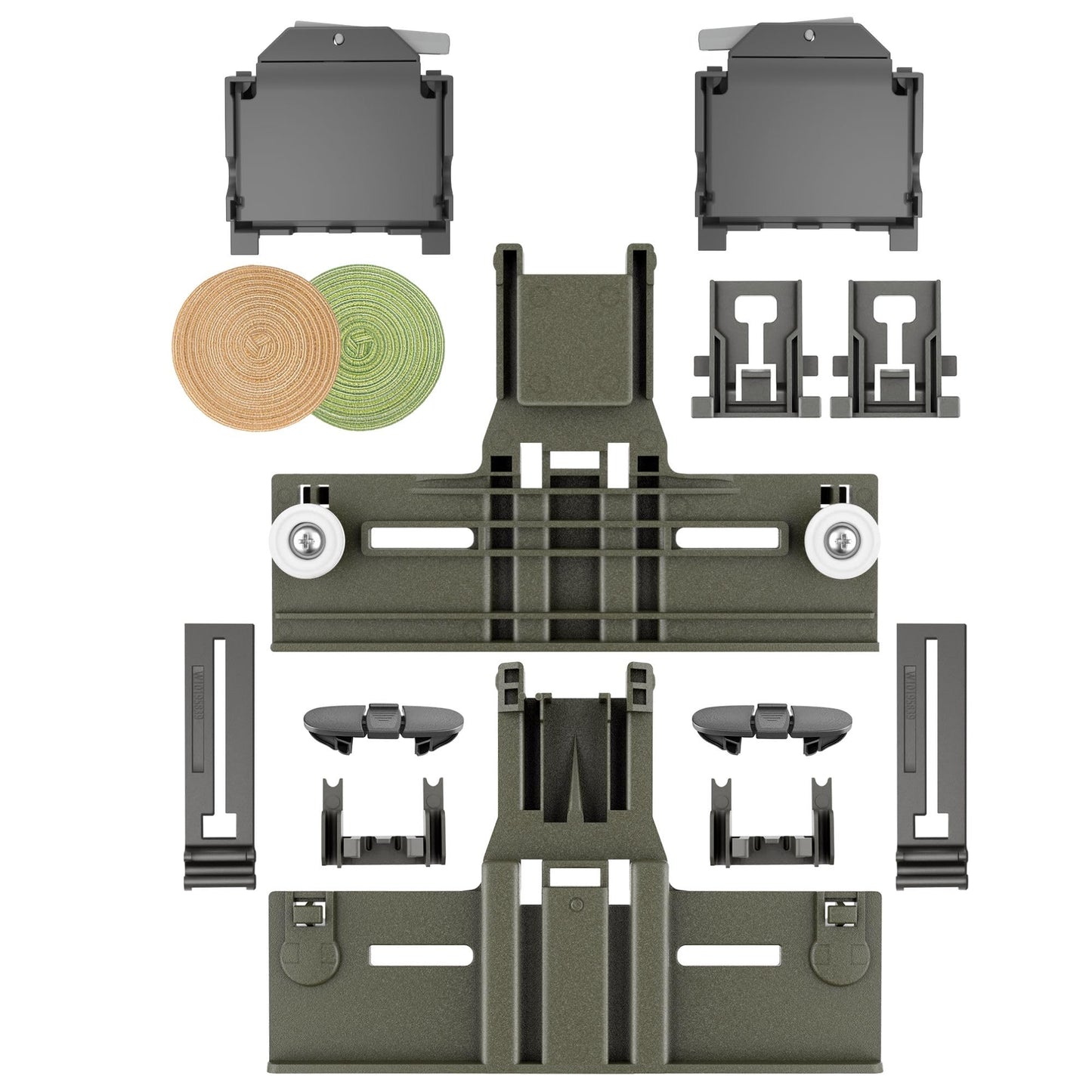 Upgraded W10350375 Dishwasher Top Rack Adjuster Parts & W10588164 W10588165 Dishwasher Rack Adjuster Housing for Whirlpool WDT730PAHZ0, WDT750SAHZ0, Fit Kenmore Kitchenaid Dishwasher Parts Upper Rack