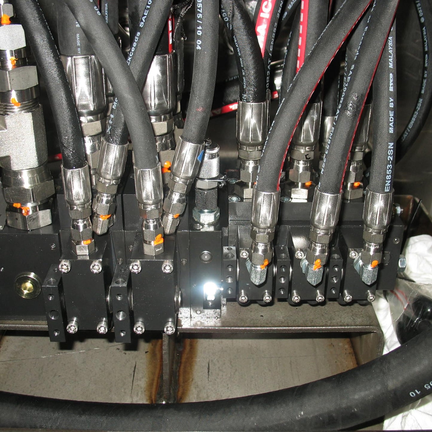 12PK 1/2" Hydraulic Hose x 1/2" JIC 37° Female Hydraulic Hose End Swivel Crimp Fitting Compatible with Dayco Weatherhead U-Series