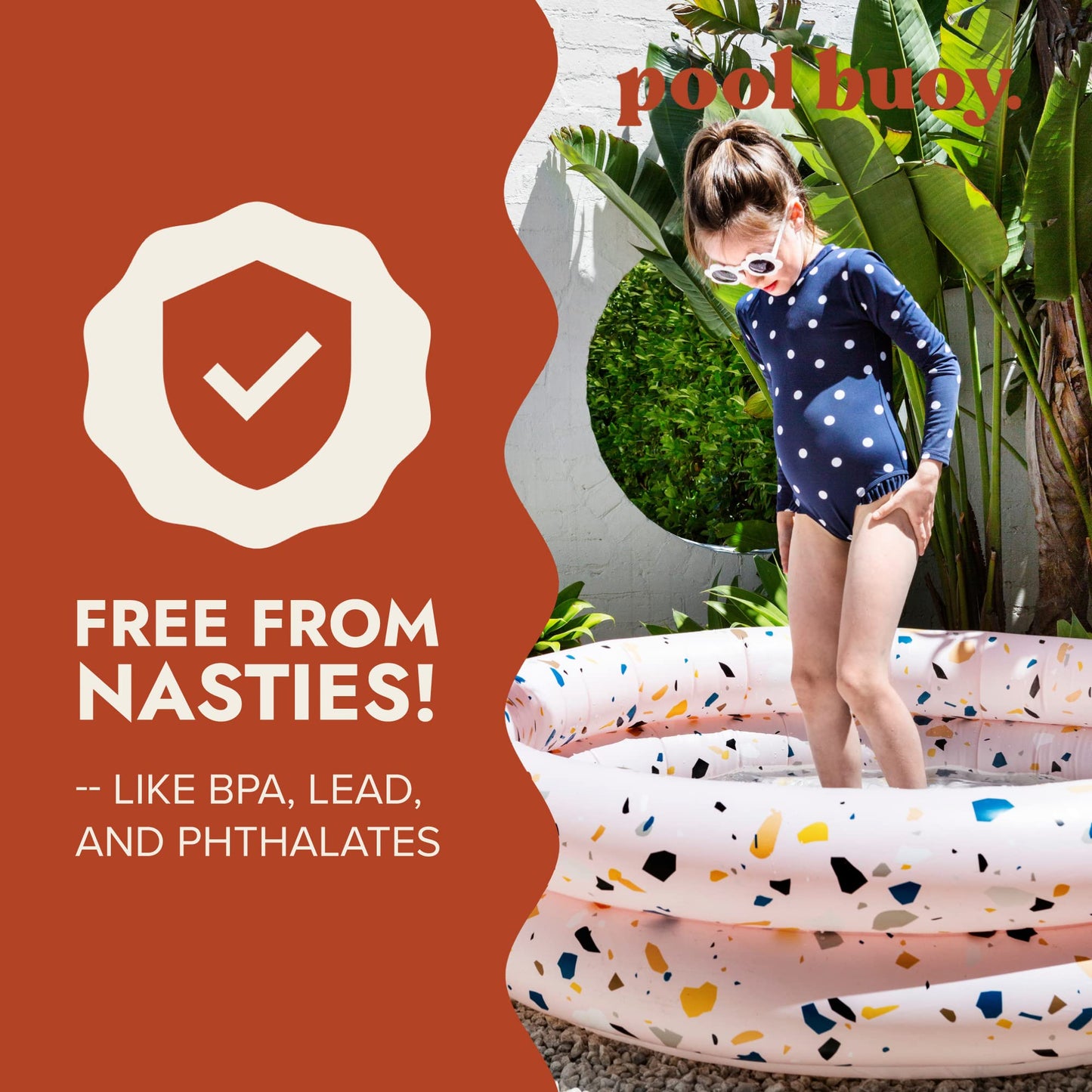 Pool Buoy Round Inflatable Pool with Storage Bag - Premium Outdoor Swimming Pool for Kids, Toddlers, Infants and Adults - Garden and Backyard Pools for Family Summer Pool Party (Call Me Jackie)