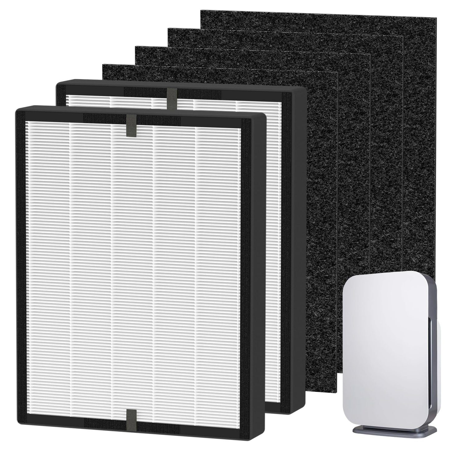 Sinnya 2 Pack 45i Filter Replacement Fit for Alen BreatheSmart 45i / Flex Air Purifier H13 True HEPA Filter for Alen Breathesmart 45i Filter 2 H13 HEPA Filters + 4 Pre-Filters B4-Pure / Fl40