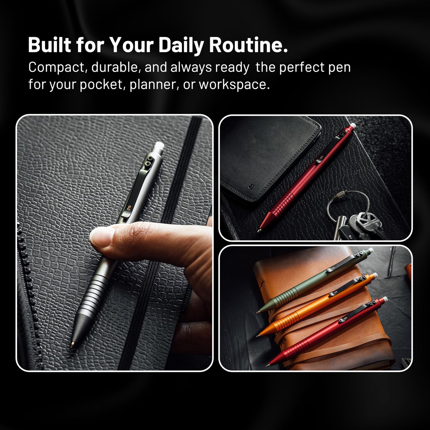 Everyman OD Green Grafton Mechanical Aluminum Pencil, Premium 0.5mm Lead Writing, Drawing & Sketching, ideal for Professionals, Students and Architects & EDC Pencil