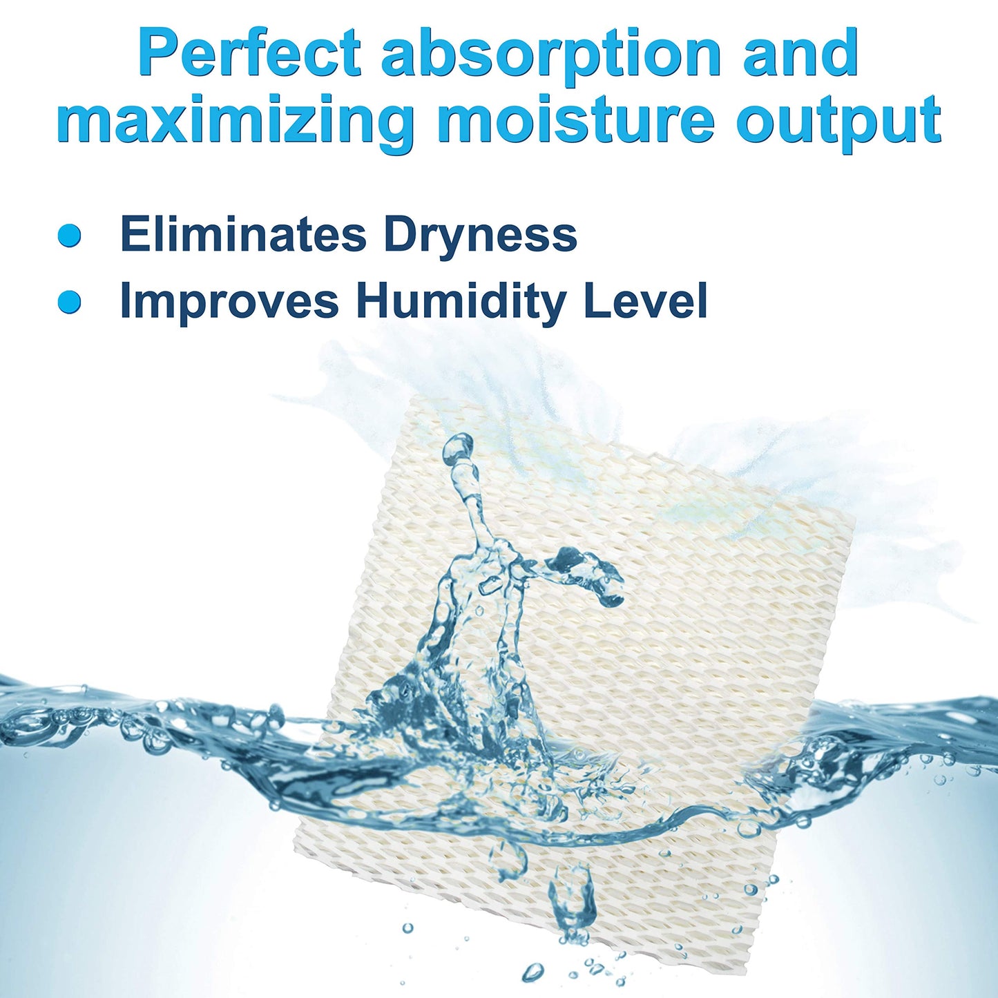 HQRP 2-Pack Wick Filter Replacement for Aprilaire # 12 fits Aprilaire 112, 136, 224, 225, 440, 445, 445A, 448 Humidifiers