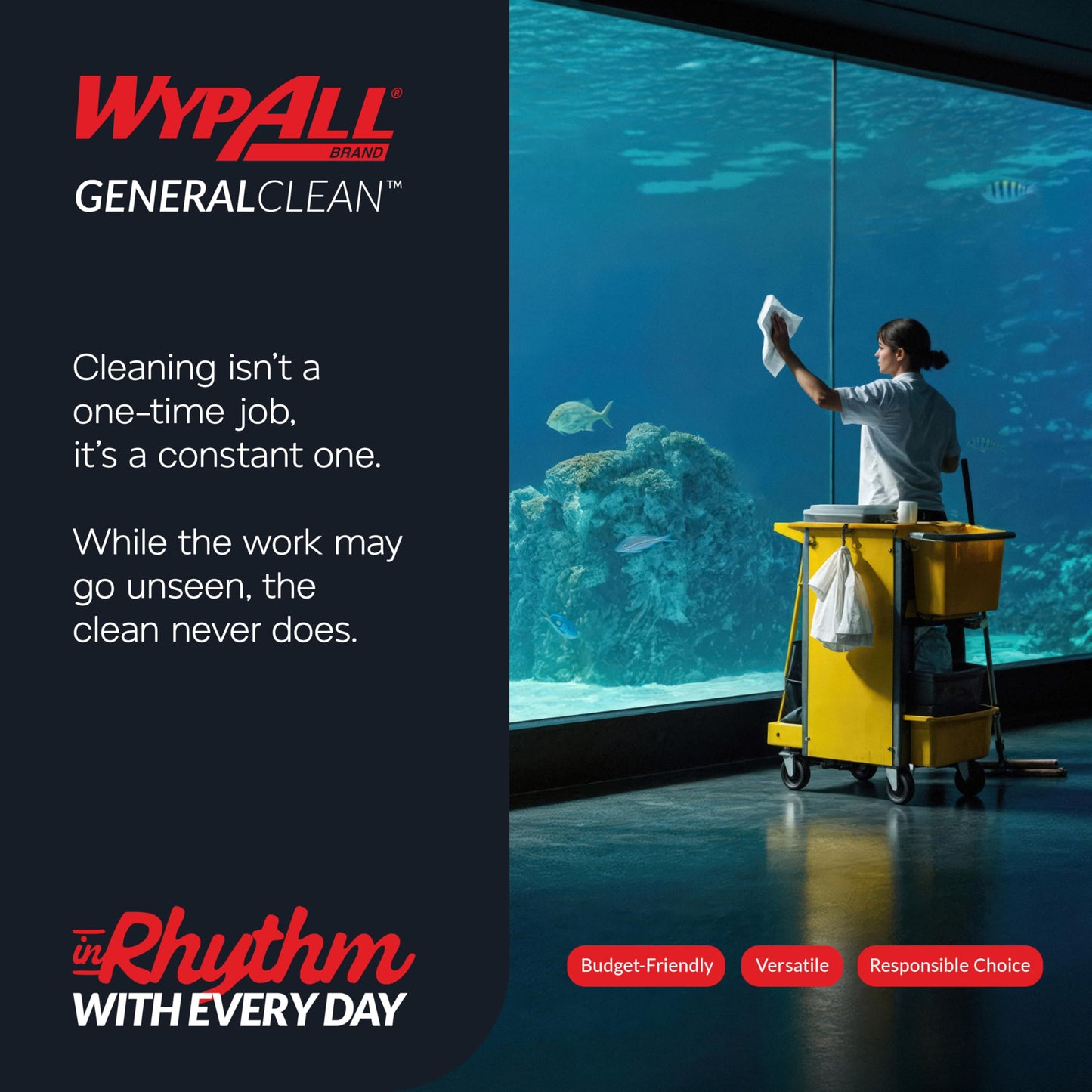 WypAll GeneralClean L10 Cloths Light Cleaning Wipes (05123), Windshield Towels, Bulk Paper Wipers, Blue (10 Packs of 224 Sheets, 2,240 Sheet Total)