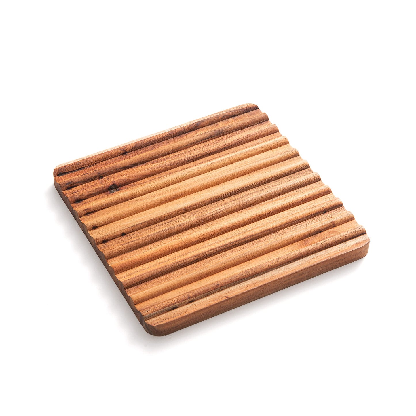 Ironwood Gourmet Sedona Trivet, Set of 2 Acacia Wood Hot Dish Holder