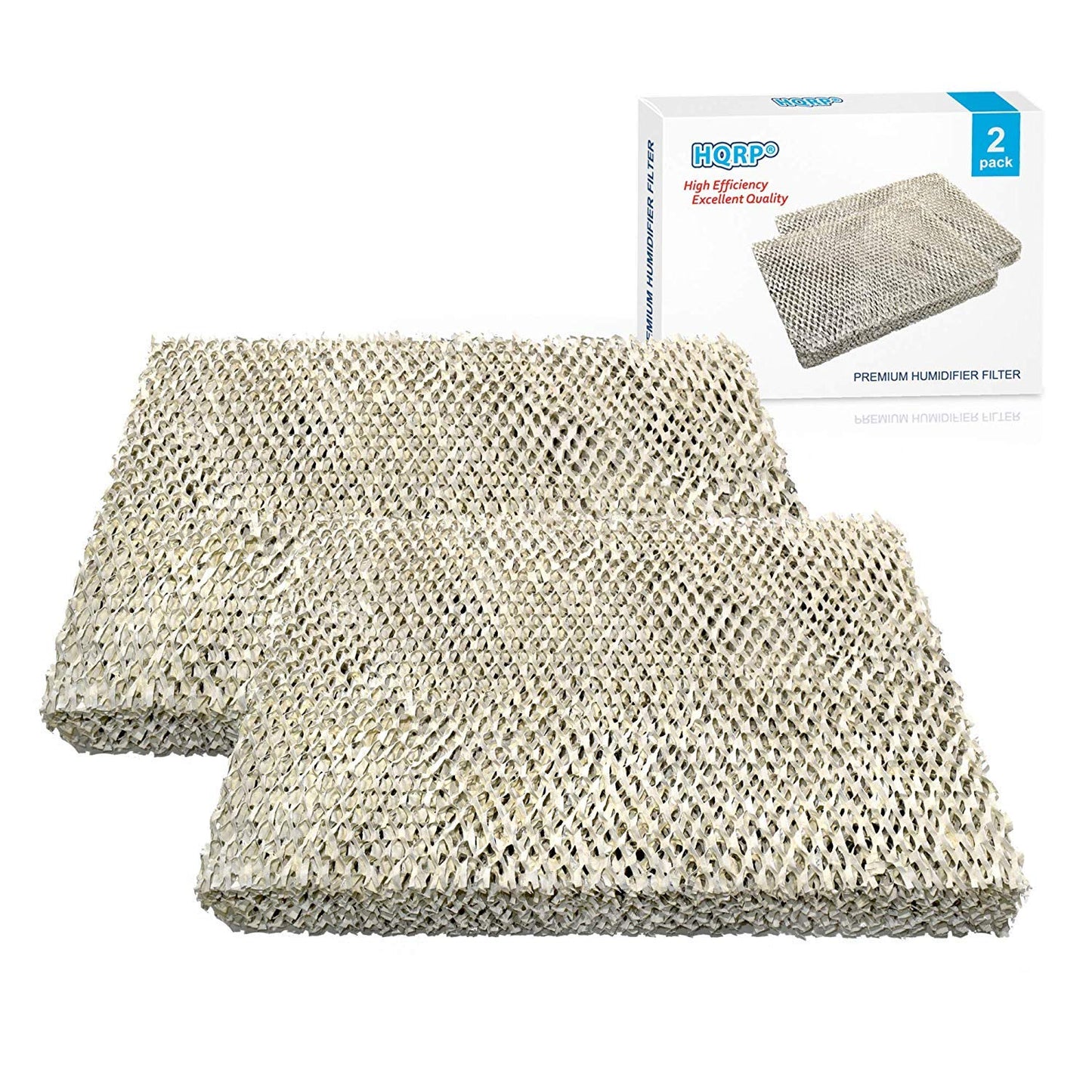 HQRP 2-Pack Water Filter Replacement for Bryant P110-3545 fits HUMBBLBP, HUMBALBP, HUMBBLFP, HUMBALFP, HUMCRLBP, HUMCRLFP Series Humidifiers