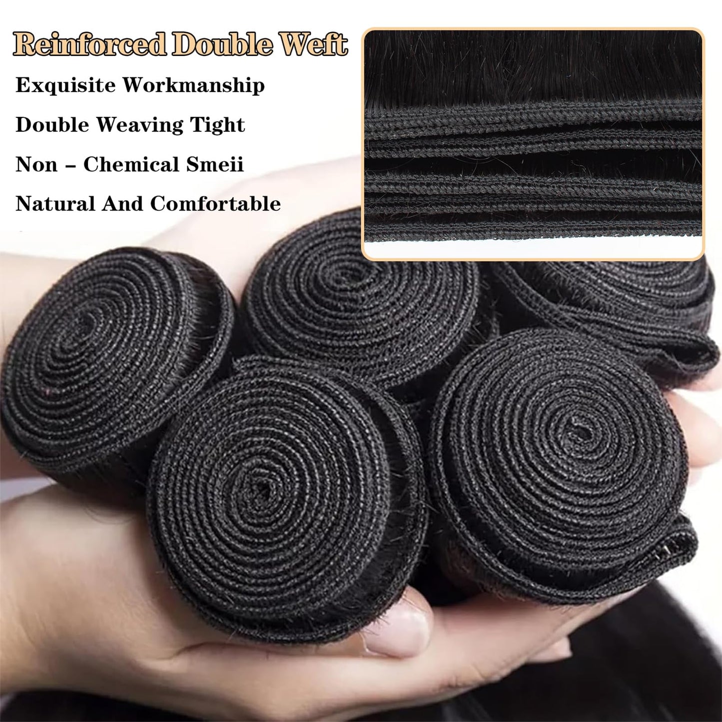 12A Curly Bundles Human Hair with Closure (12 14 16+10") Brazilian Curly Hair 3 Bundles with Closure 100% Unprocessed Virgin Kinky Curly Human Hair Weave Bundles with Closure Natural Color