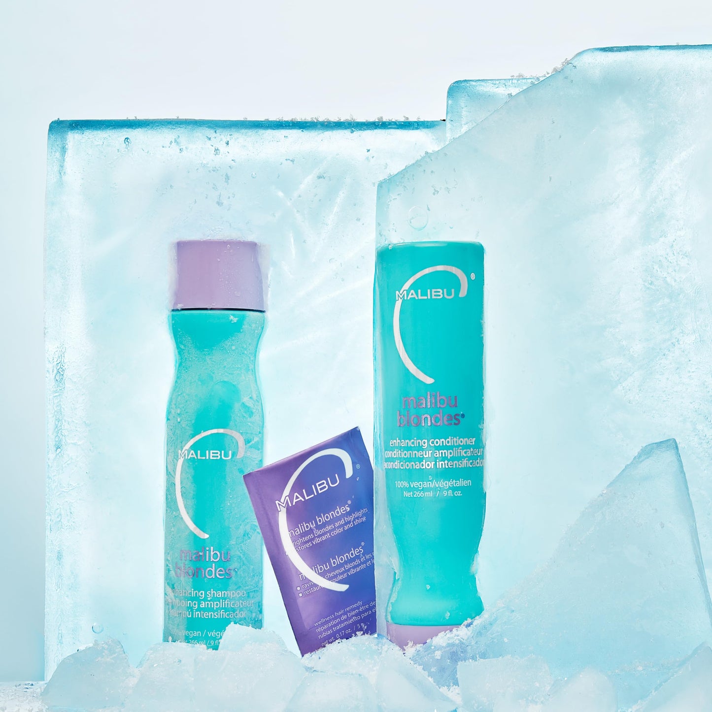 Malibu C Blondes Collection - Blonde Shampoo and Conditioner Set - Protects and Preserves Color Vibrancy + Infuses Moisture with Enhanced Vitamin Complex - Sulfate-Free Hair Care