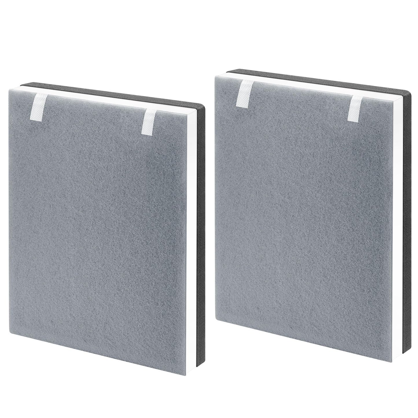 2 Pack Vital 100 Replacement Filter for LEVOIT Air Purifier, 3-in-1 HEPA Replacement Filter and High-Efficiency Activated Carbon Filter Set, Part Number Vital 100-RF