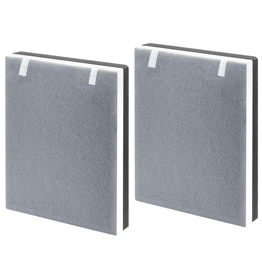 2 Pack Vital 100 Replacement Filter for LEVOIT Air Purifier, 3-in-1 HEPA Replacement Filter and High-Efficiency Activated Carbon Filter Set, Part Number Vital 100-RF