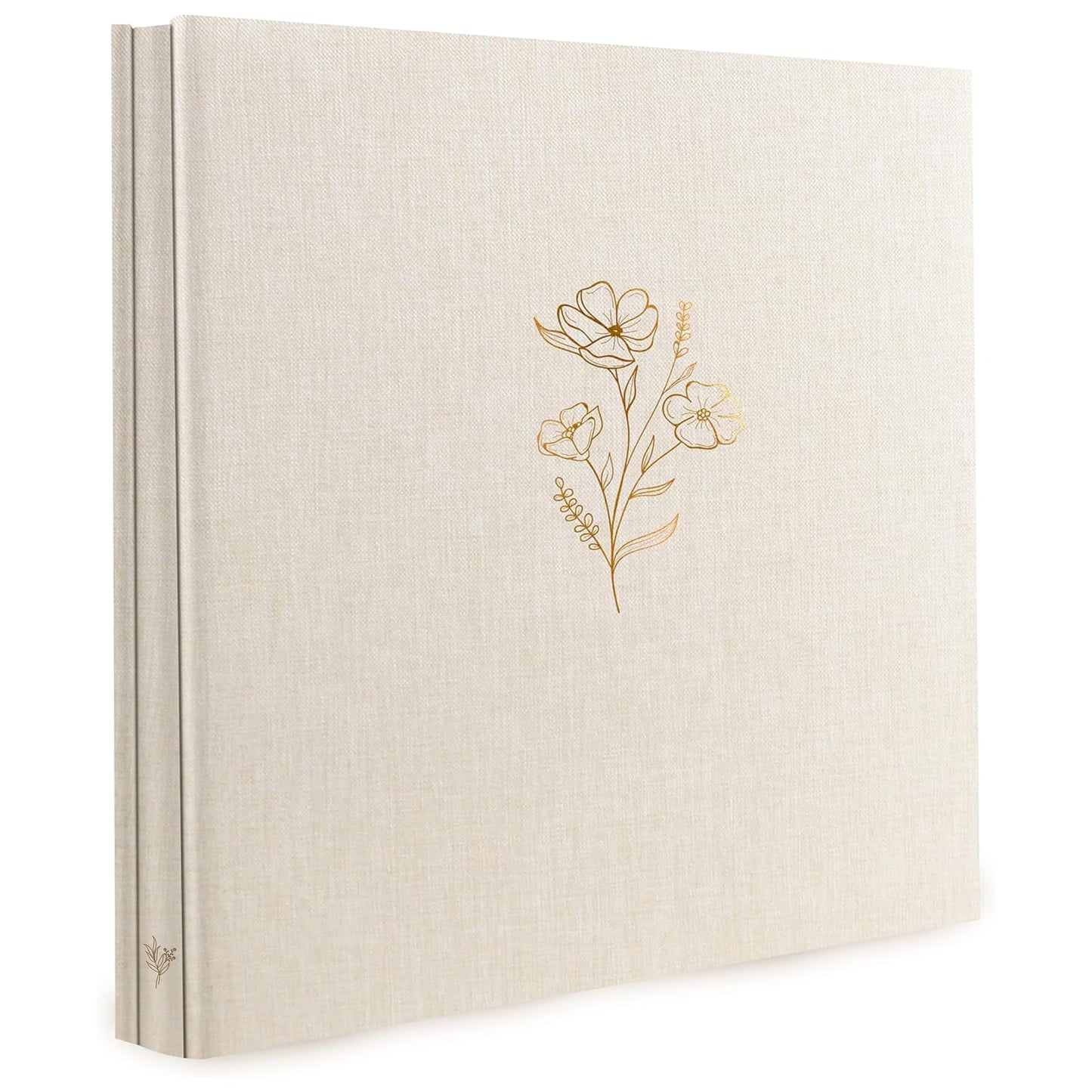 Holoary Photo Album 4x6 500 Photos 5 Pictures Per Page, 500 Pockets 4”x6” Picture Album, Linen Fabric Cover Big Picture Book for Photos, 4x6 Photo Albums for Family Weddings Travel Memories(Beige)