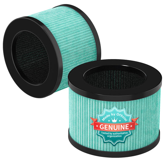 VOOPNU 2 Packs Pet-Care Filter for JH12, 4-in-1 High Efficiency Replacement Filter with Additional Pet-Related Layer, Activated 99.97% of Pet Dander, Hair, Aller-gen, Odors, Pollen and More, Green