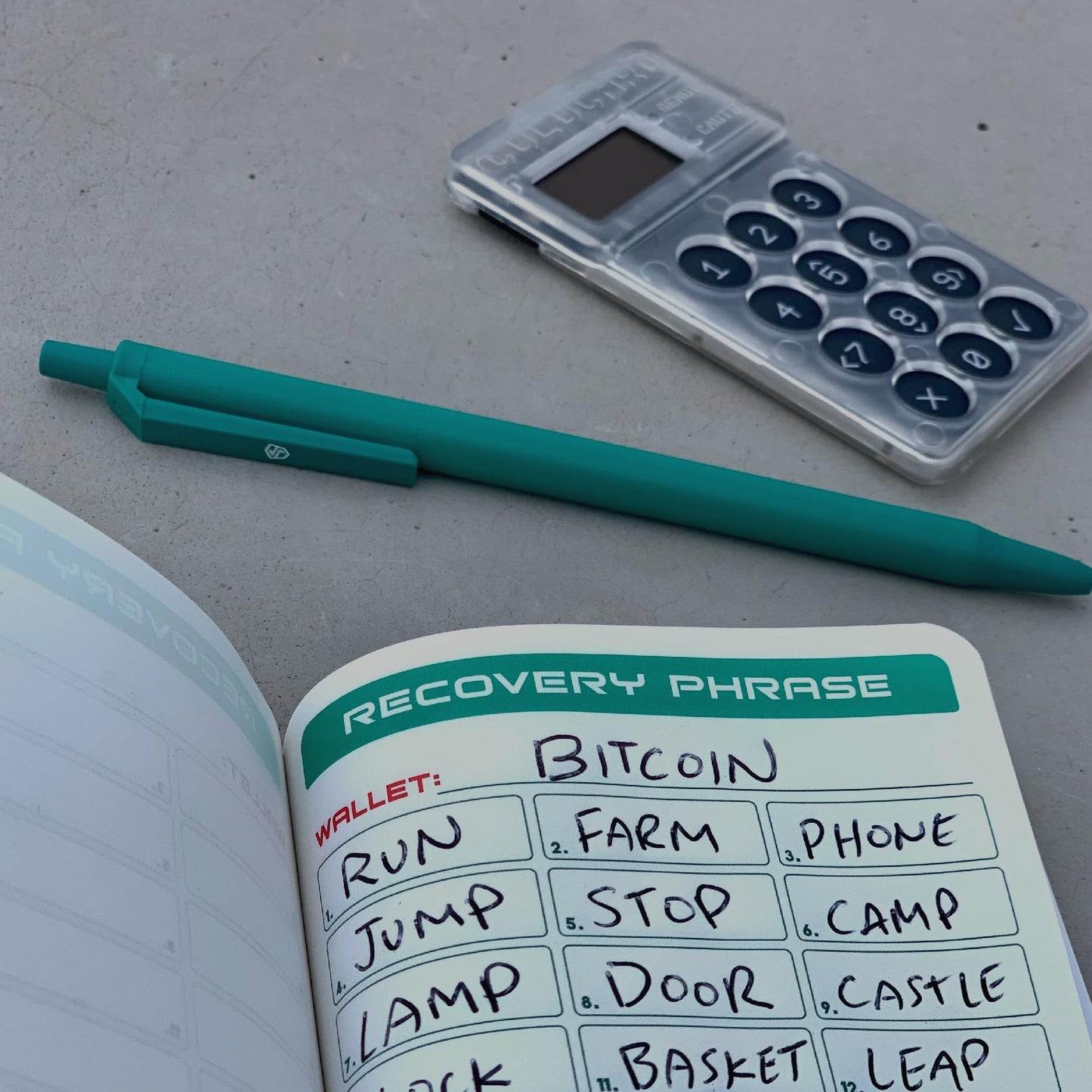 SHIELDFOLIO Stonebook - Crypto Seed Phrase Storage Notebook, Waterproof and Tear-Resistant Stone Paper, 80 Pages, Backup 50+ Wallets Offline, Cold Storage for Bitcoin, Ethereum, and All Hardware Wallets (Ledger, Trezor, Coldcard)