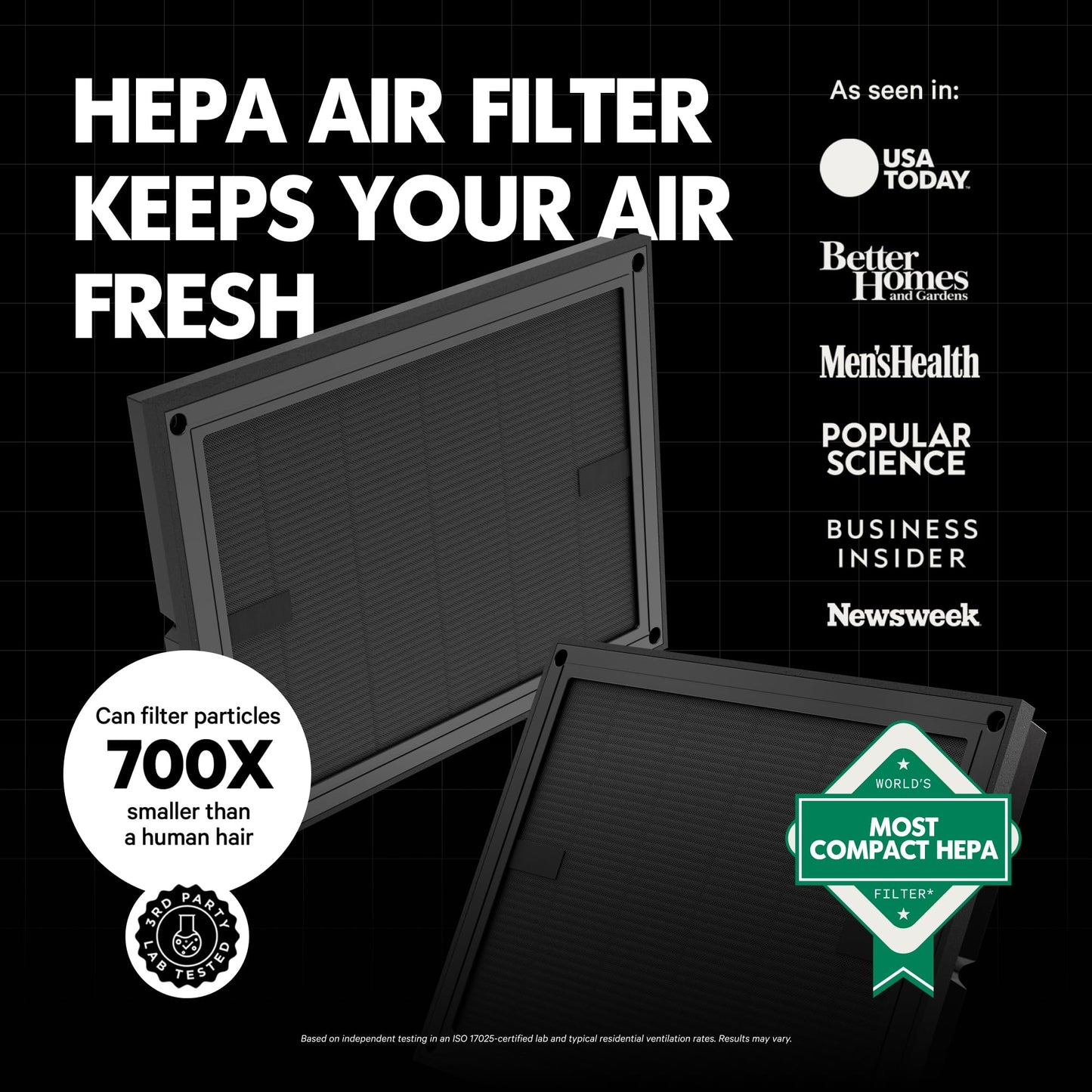 PuroAir Air Purifier Genuine 100i Replacement Filter - HEPA Air Filter for PuroAir 100 Air Purifier Official Filter CarbonTech 3-Layer Defense Filters 99.9% Pollen, Dust, Dander, Smoke, Odors