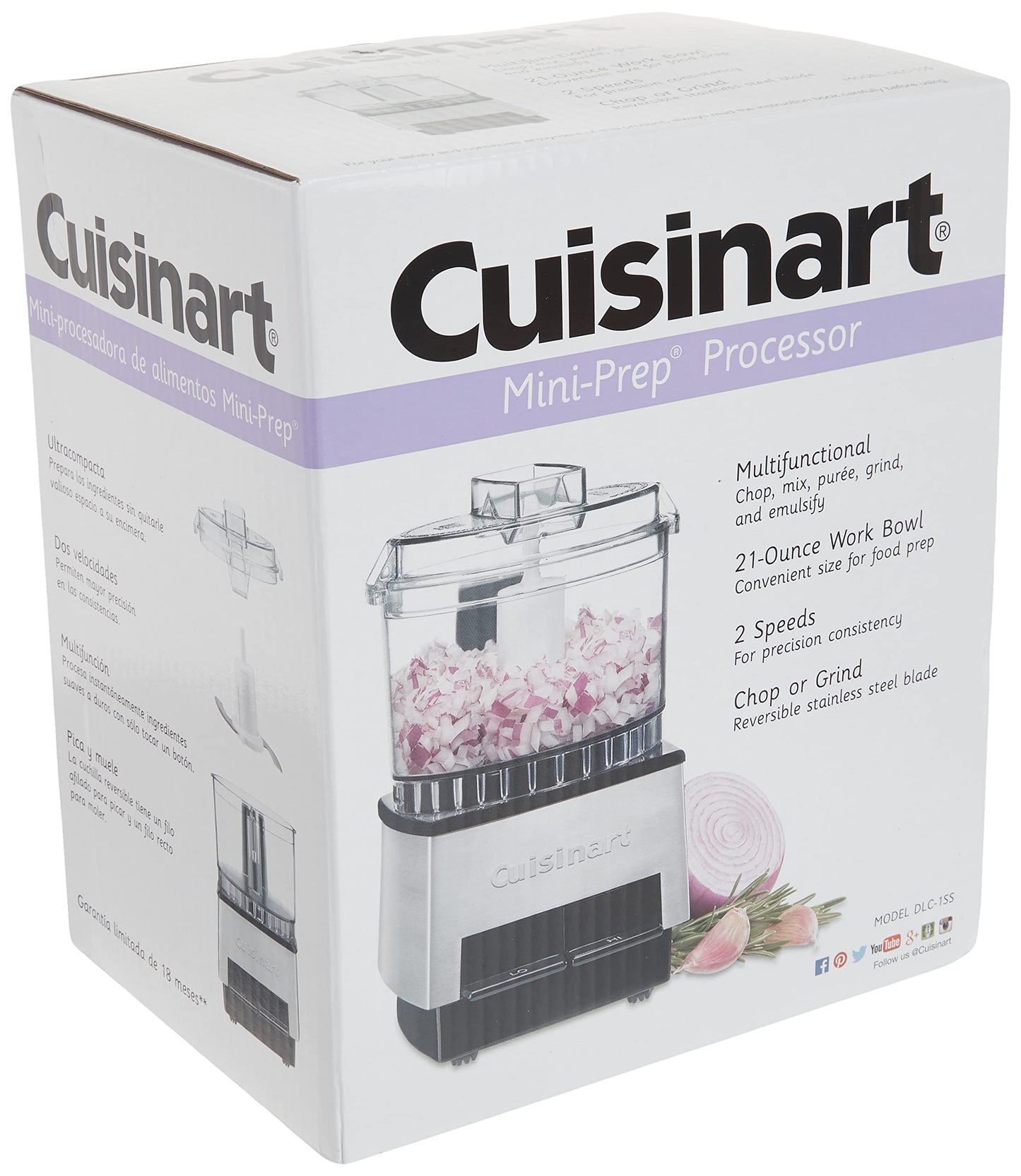 Cuisinart Mini PREP Food Processor Custom, 2.63 Cup, Silver