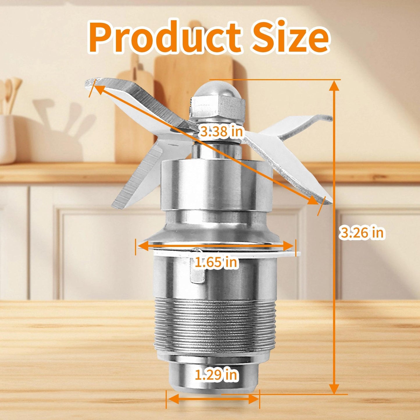 502977 Blender Blade Assembly Compatible with Waring CB6 CB10 CB15 Gallon Blenders, Replacement for 502975 18396 018396 501920 502493 500962 501838 | Stainless Steel Cutting Blade Assembly (1 Pack)
