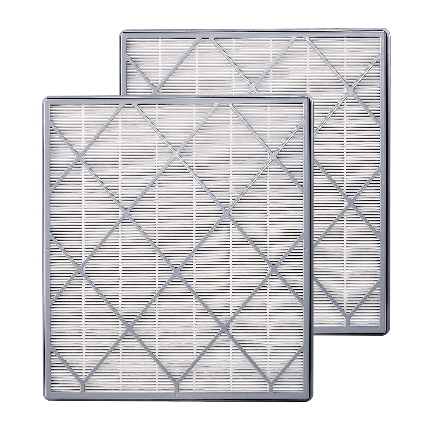 HE401 Filter Replacement for Shark Air Purifier 4-Fan Models, H13 True HEPA Filter Replacement Compatible With Shark HE401C HE402 HE405 HE400, HE4FKPET HE4FKPRO HE4FKBAS 100356-chn-1 Filter, 2 Pack
