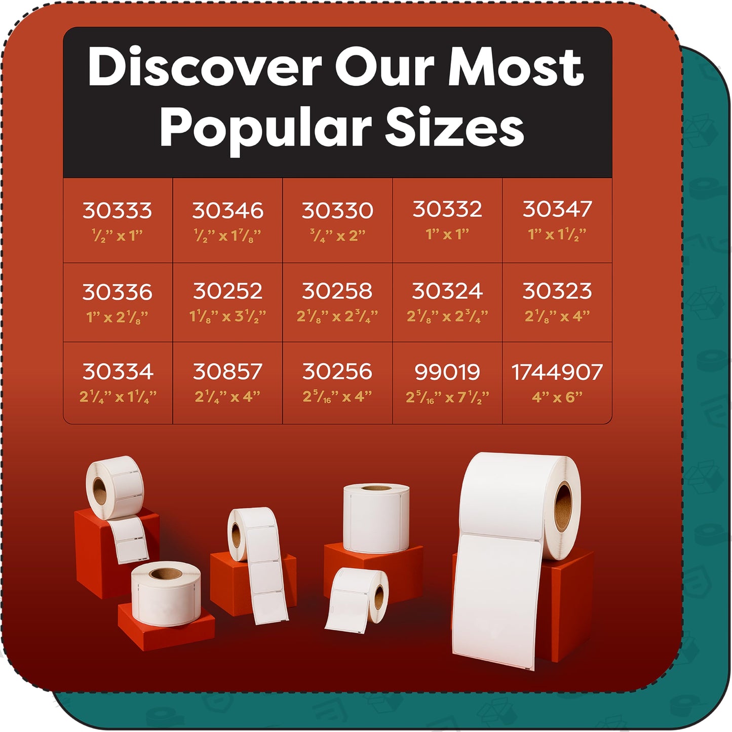 Aegis Adhesives - Replacement for DYMO 30252 (24 Rolls, 8400 Labels) 1 1/8" X 3 1/2" Direct Thermal Address Labels - Compatible with LabelWriter 450, 450 Turbo, 4XL Printers (NOT 550, 5XL)