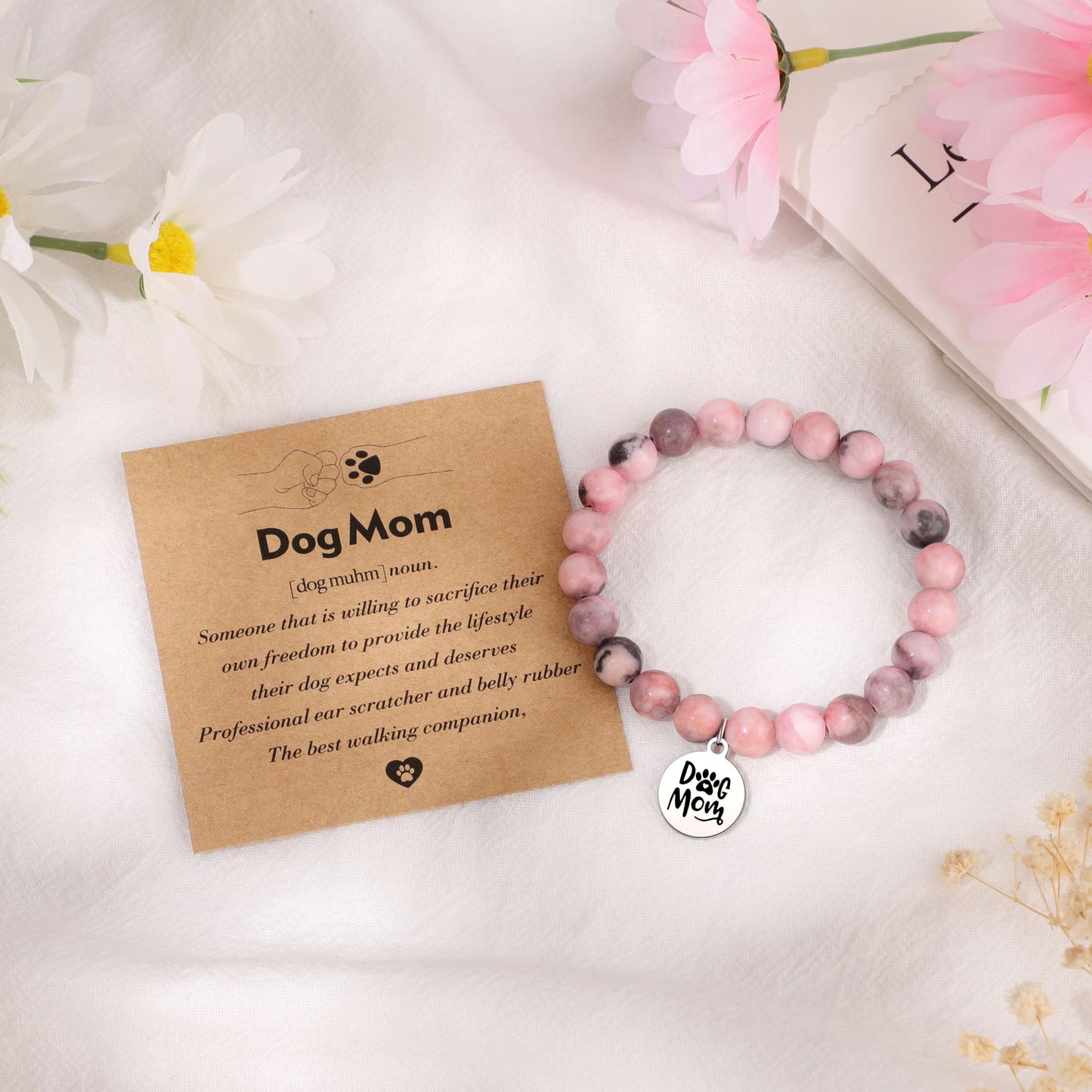 JoycuFF Dog Mom Gifts for Women, Gifts for Dog Lovers, Mothers Day Birthday Gift for Dogs Mom Women Personalized Dogs Lover Gift Set