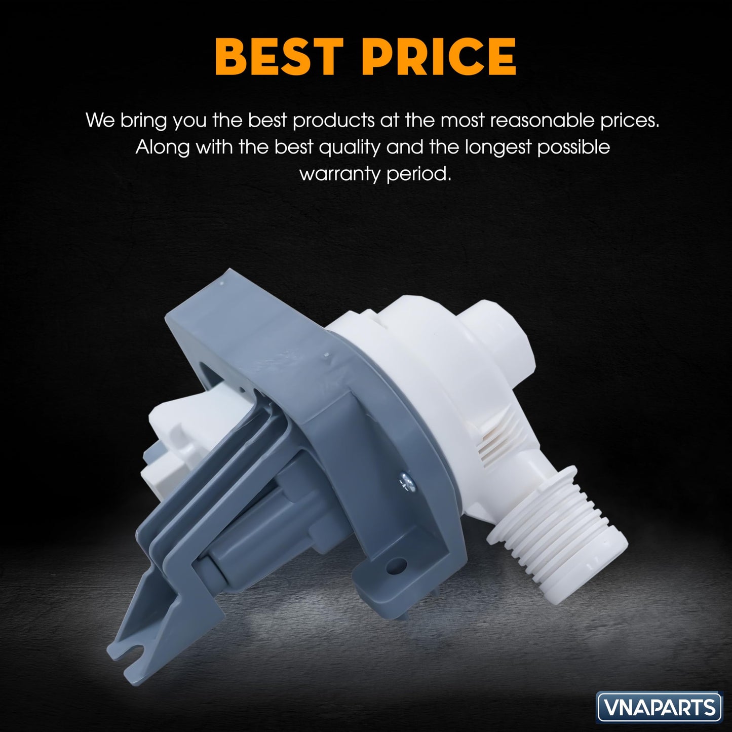 VNAPARTS W10876600 Washer Drain Pump W10727777 For Whirlpool Cabrio, B25-3a04 Drain Pump For Maytag Bravos xl W10876600VP, AP6004933, B25-3A04 4455877 Top Load Washer mvwb835dw1 mvwx655dw1 washer