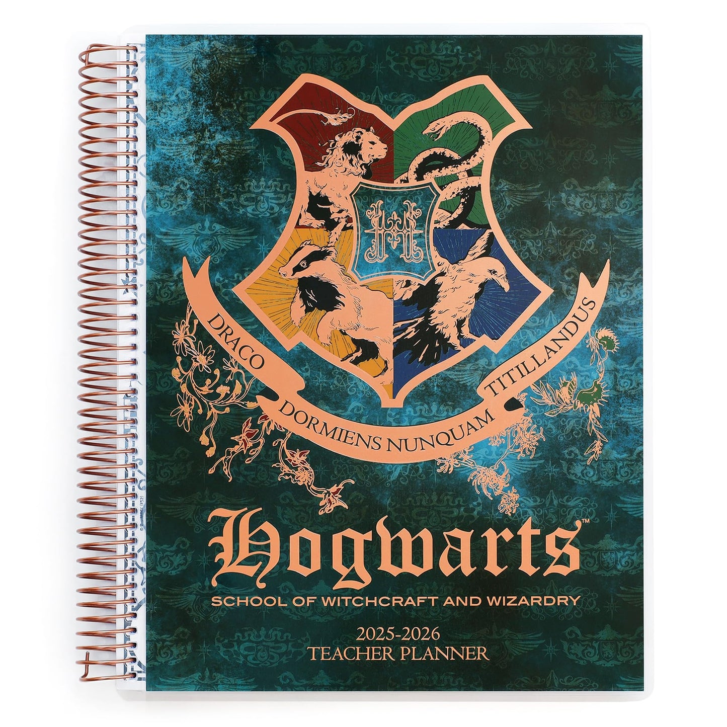 ConQuest Journals 2025-2026 Harry Potter Hogwarts Teacher Planner, July-June Academic Organizer, Monthly & Weekly Calendars, Checklists, Contacts & Student Lists, 11.25'' x 9.5'', Officially Licensed