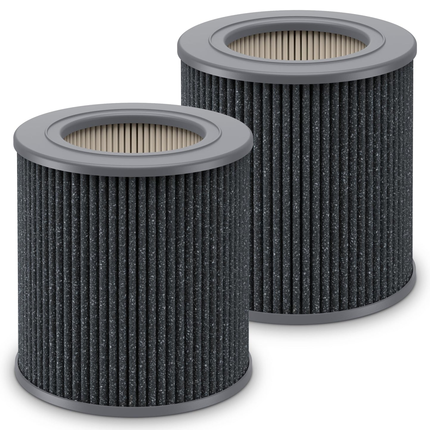 FCFMY 2 Pack Air Mini PECO-HEPA Replacement Filter Compatible with Molekule Air Mini & Air Mini+ Tri-Power Air Cleaner Purifier